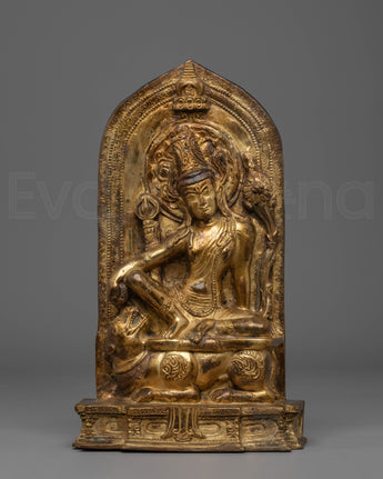 Indra Dev Peaceful Sculpture