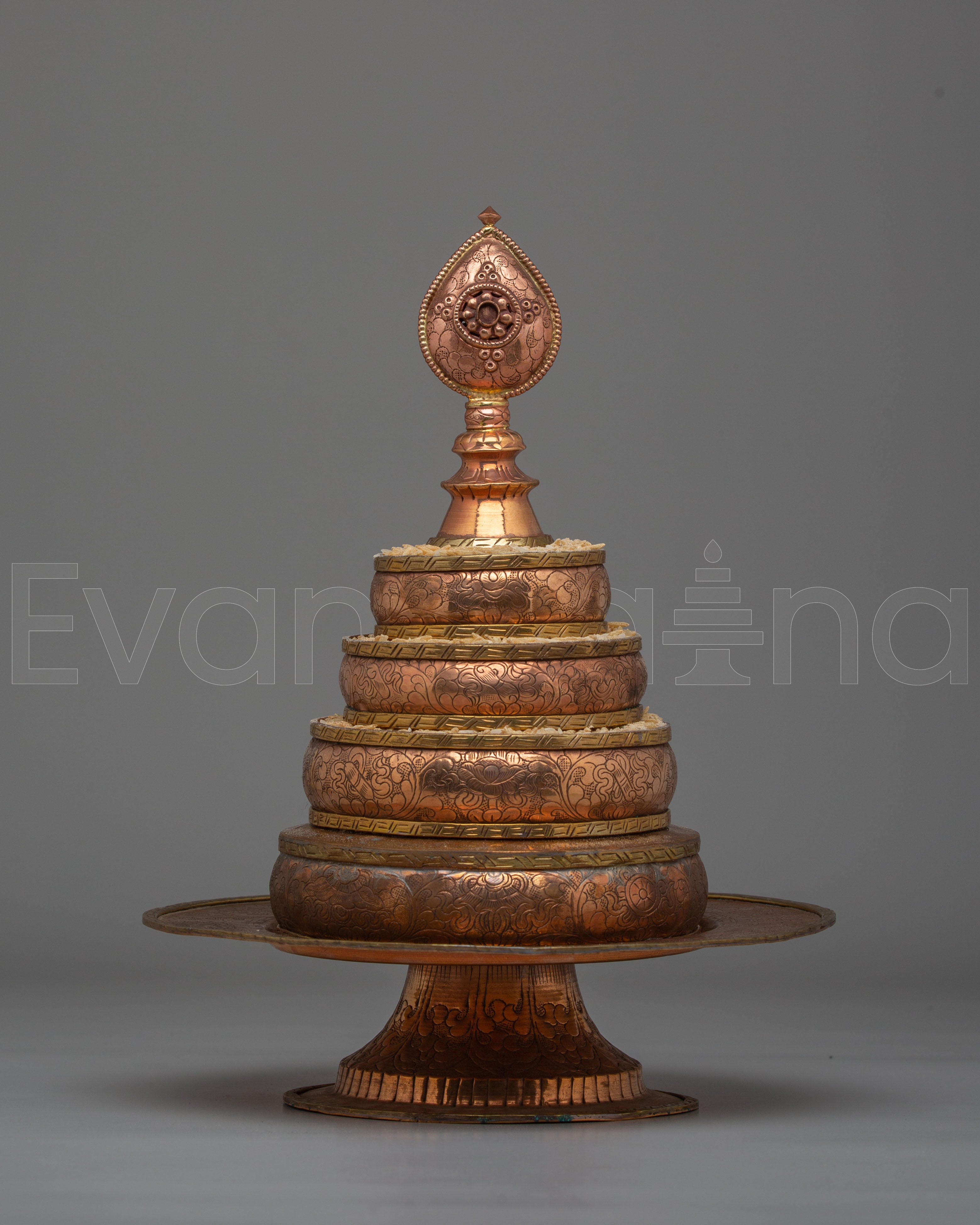Tibetan Mandala Offering Ritual Set