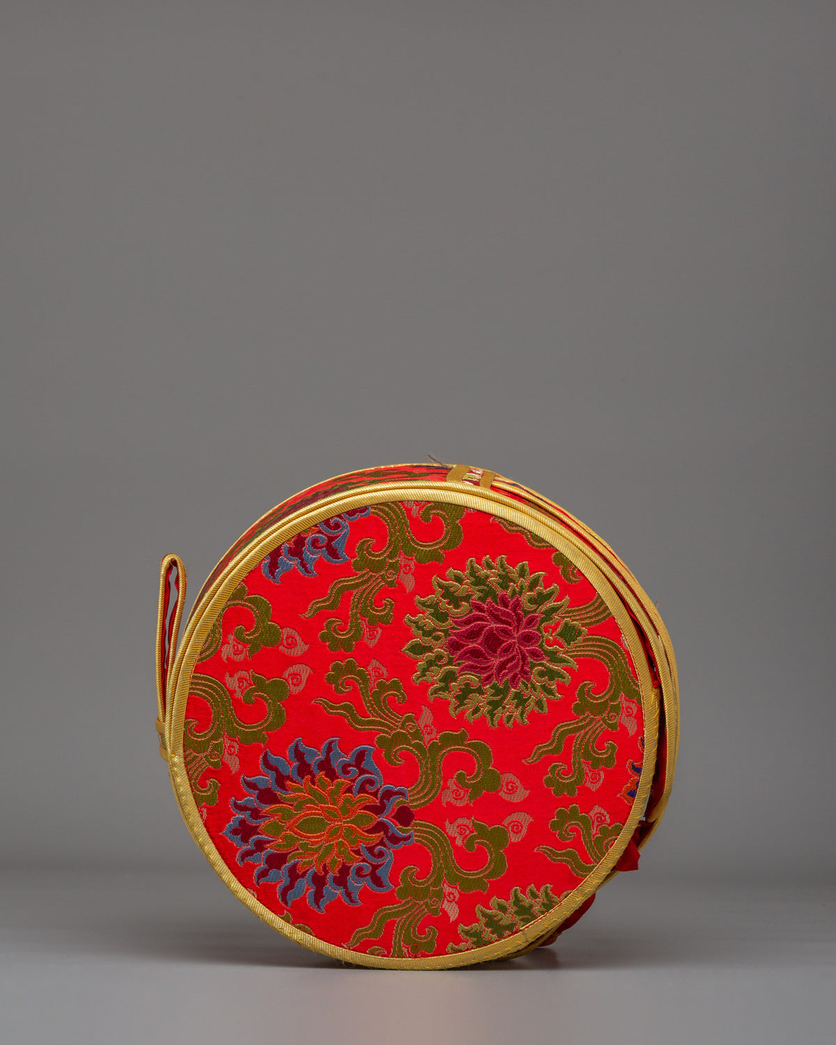 Handmade Tibetan Damaru | Ritual Drum for Mantra Chanting