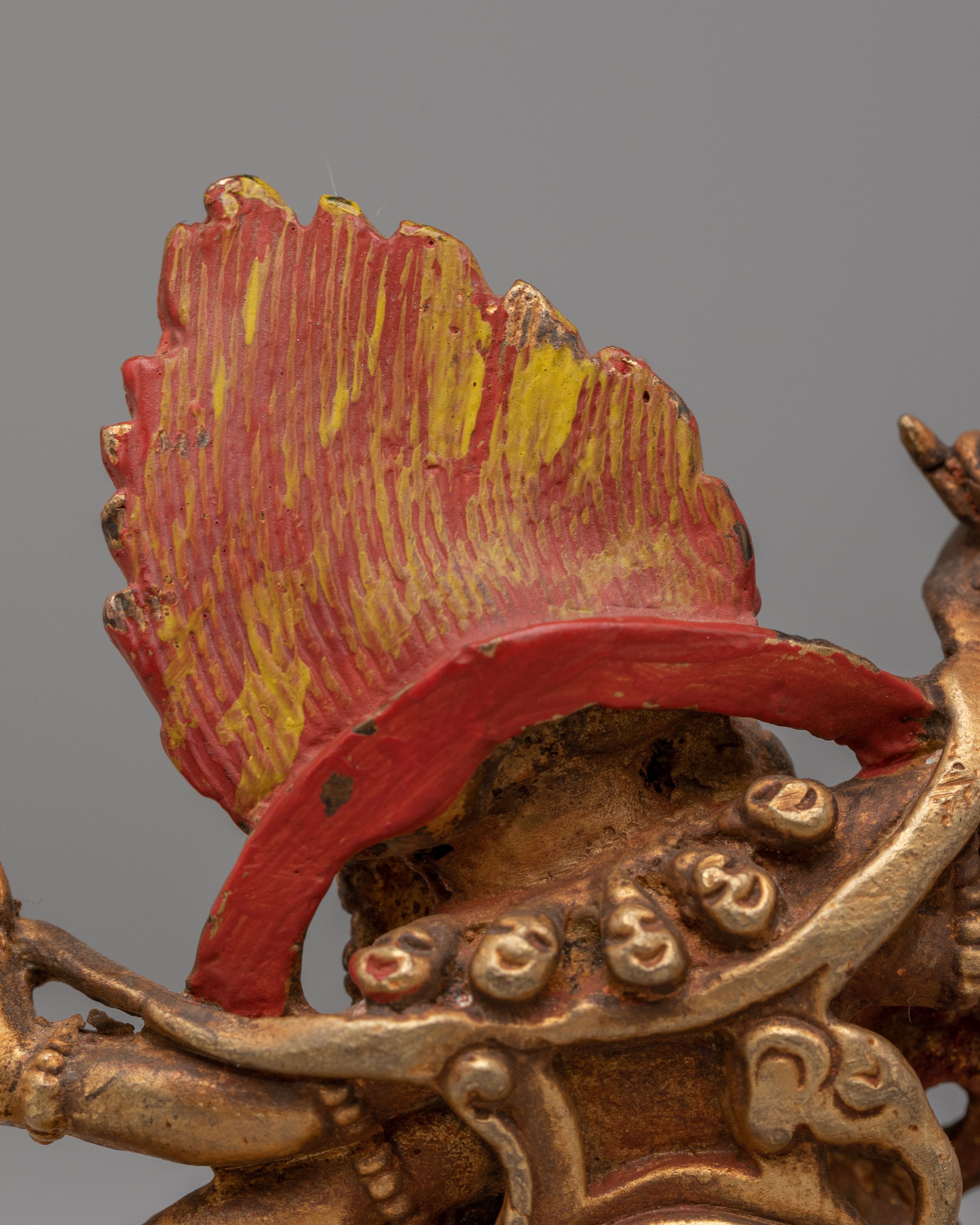 Six-Armed Mahakala Statue for Protection | Wrathful Deity Sculpture