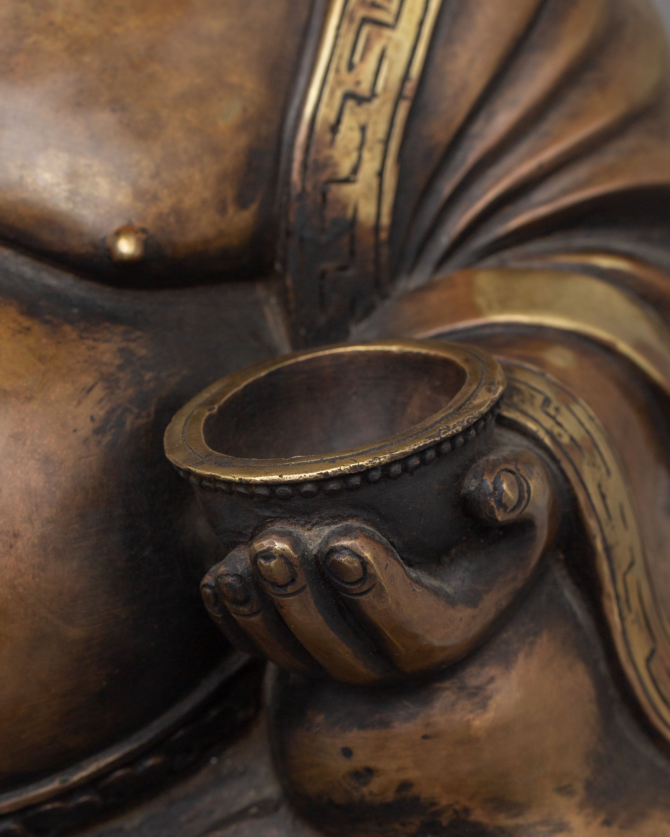 Handcrafted Laughing Buddha Incense Burner | Decorative Incense Burner for Meditation