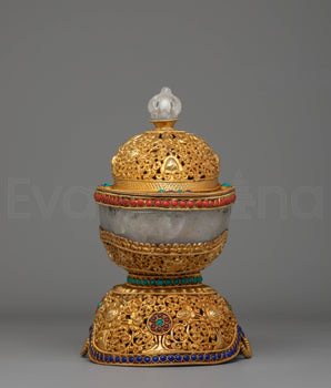 Spiritual Himalayan Kapala | Handcrafted Tibetan Ritual Bowl