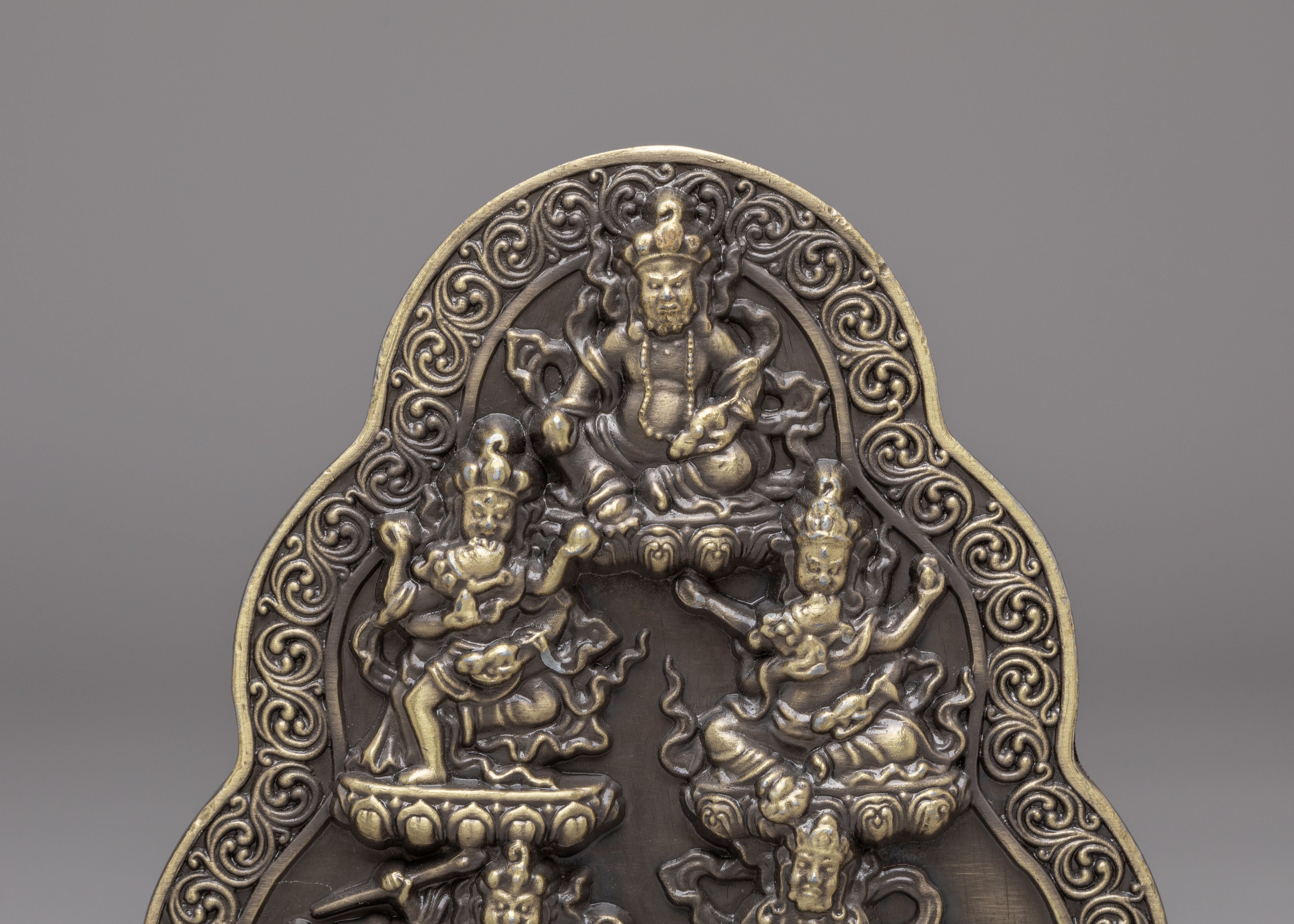 Handcrafted Dzambhala Offering Bowl | Buddhist Wealth Ritual Vessel