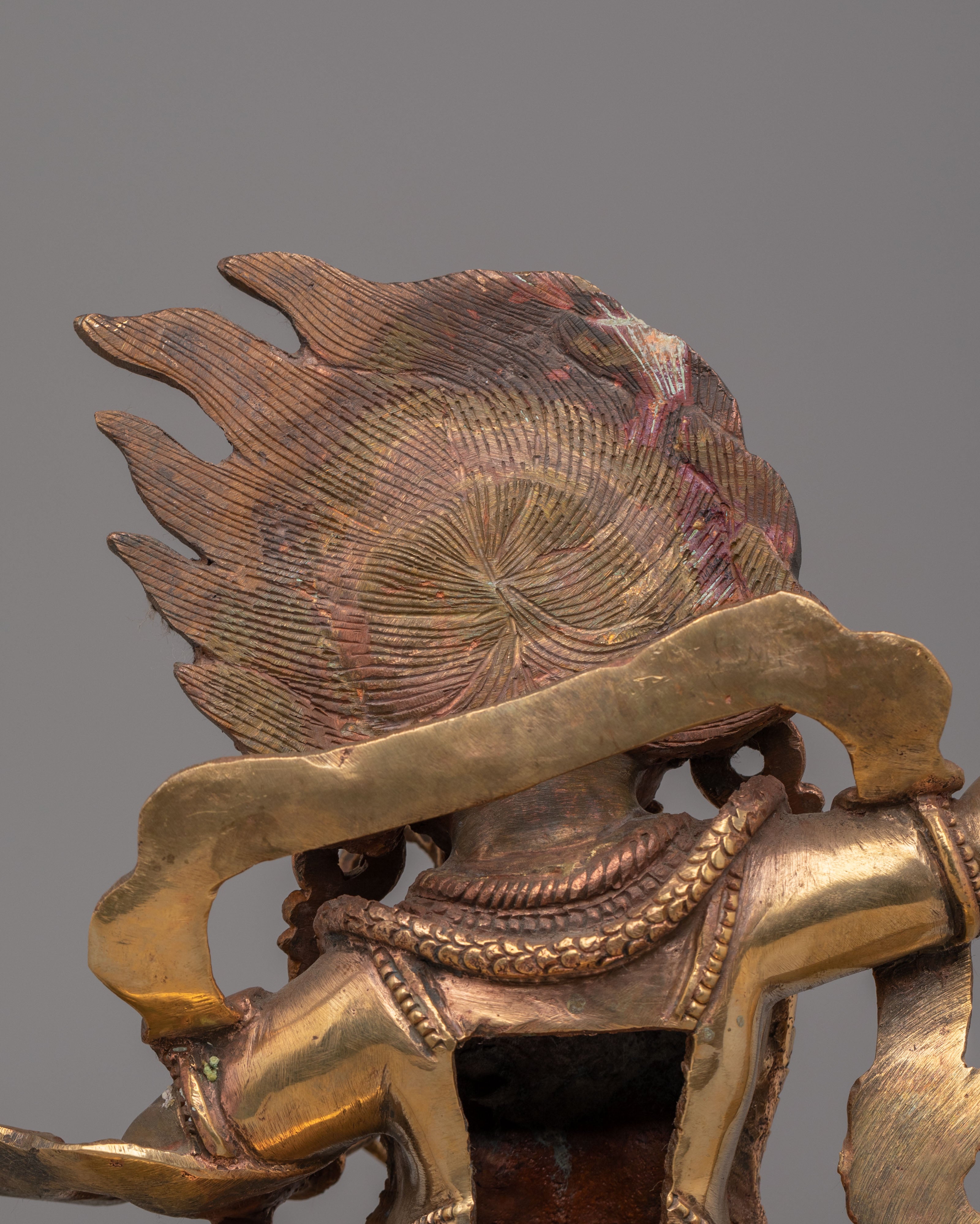 Handcrafted Vajrapani Deity Statue | Tibetan Protector Deity Sculpture