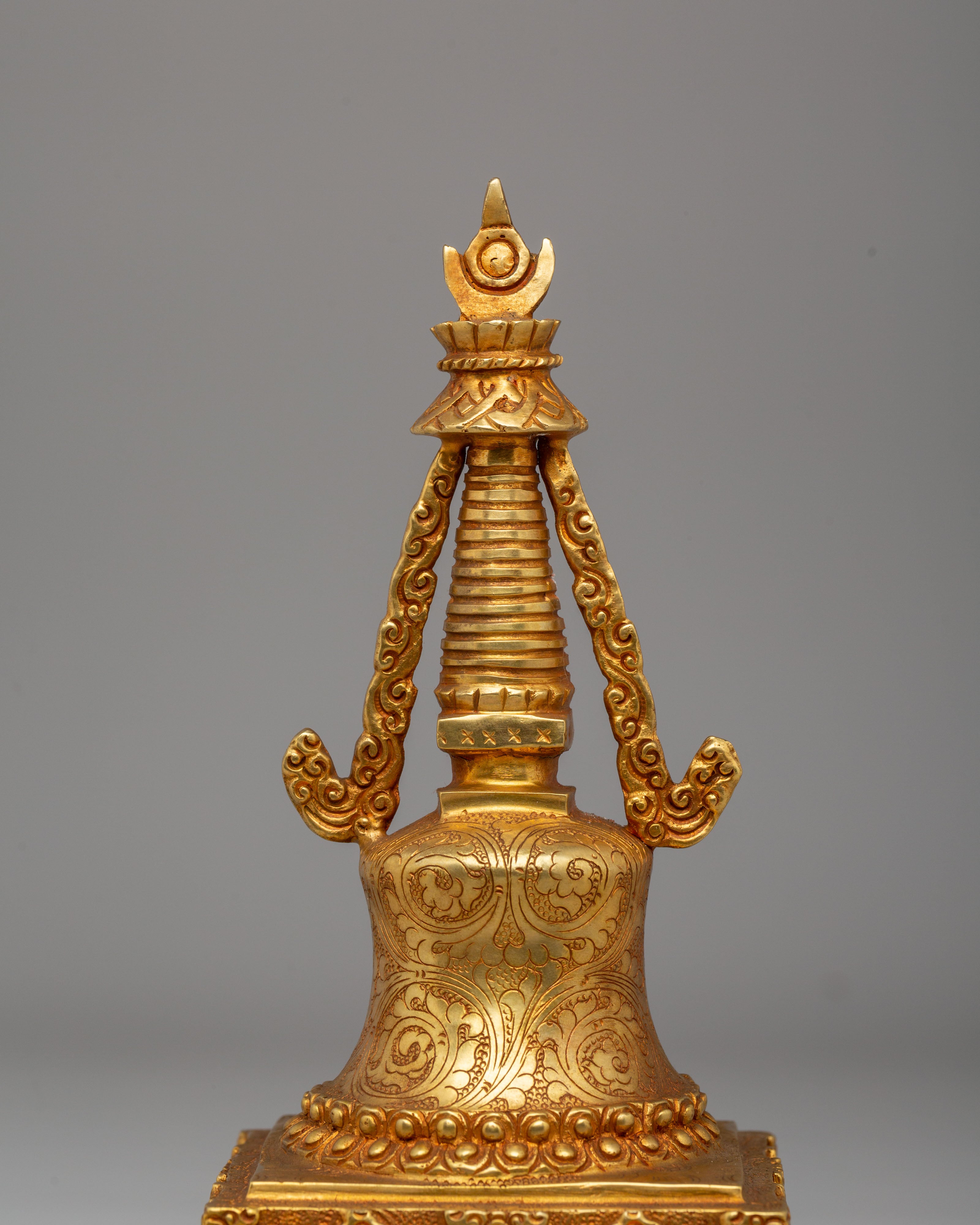 Handcrafted Sacred Tibetan Stupa | Parinirvana Stupa