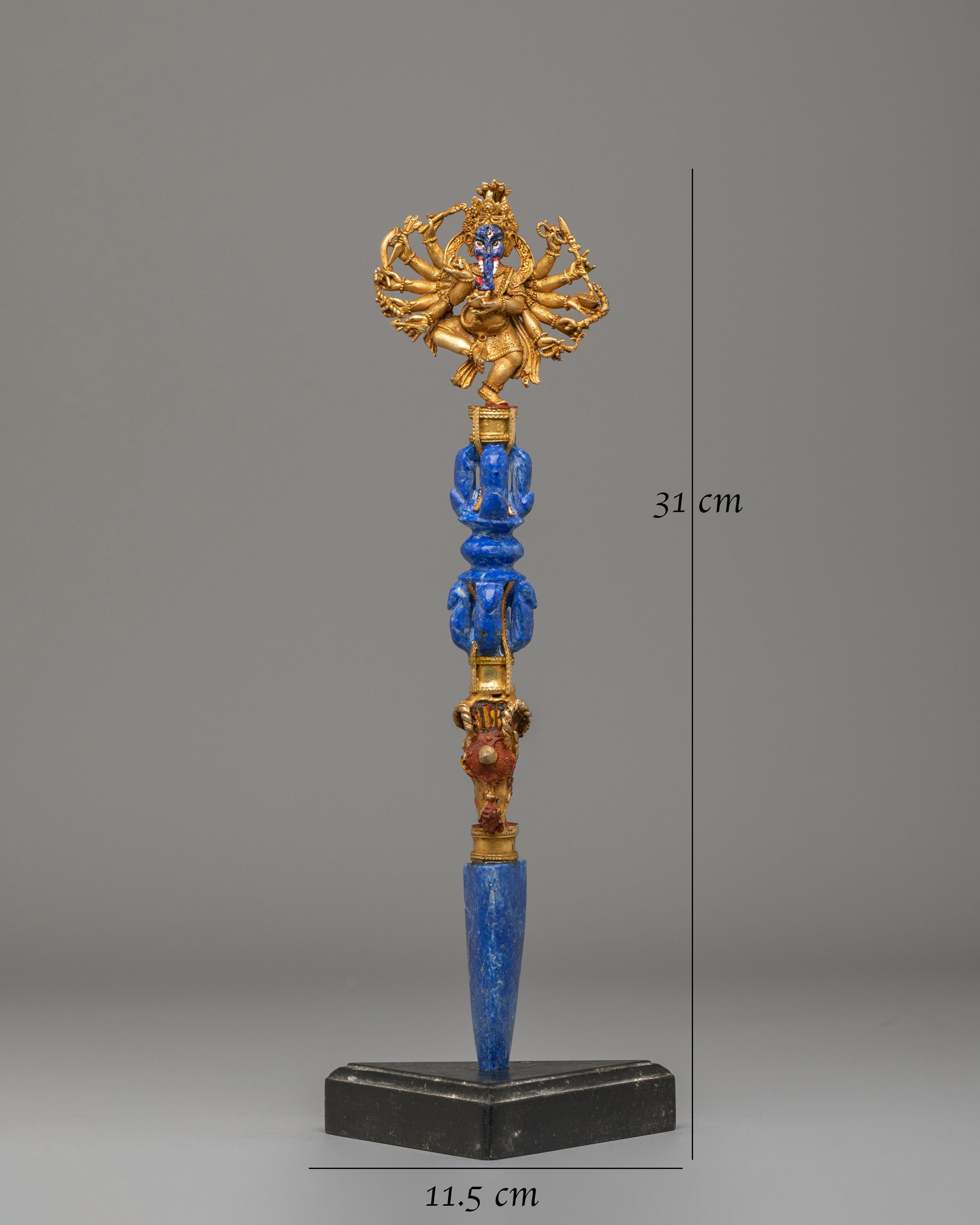 Sacred Maha Rakta Ganesh Phurba | Vajrayana Tantric Dagger