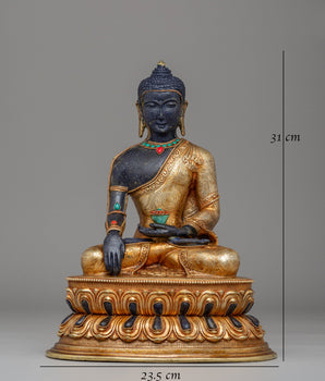 Handmade Shakyamuni Buddha Statue of Knowledge and Power