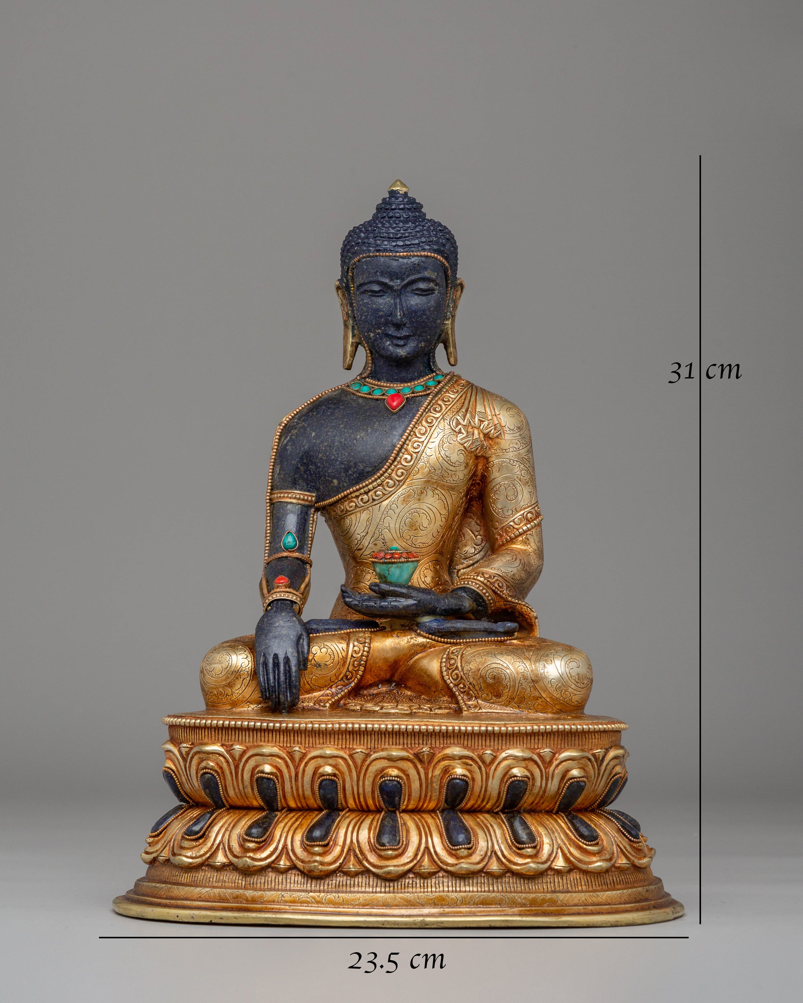 Handmade Shakyamuni Buddha Statue of Knowledge and Power