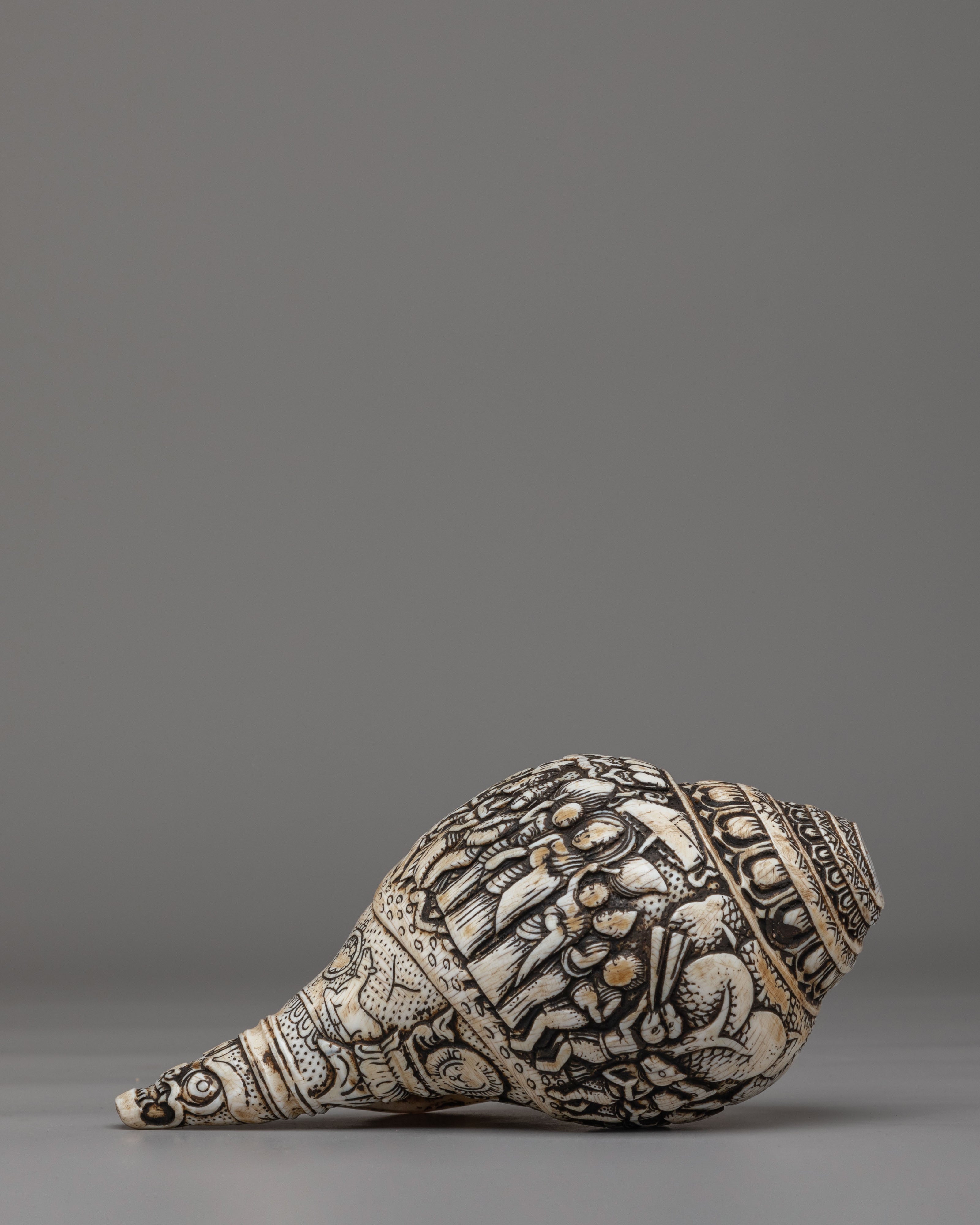 Sacred Buddhist Conch | Buddhist Ritual Object