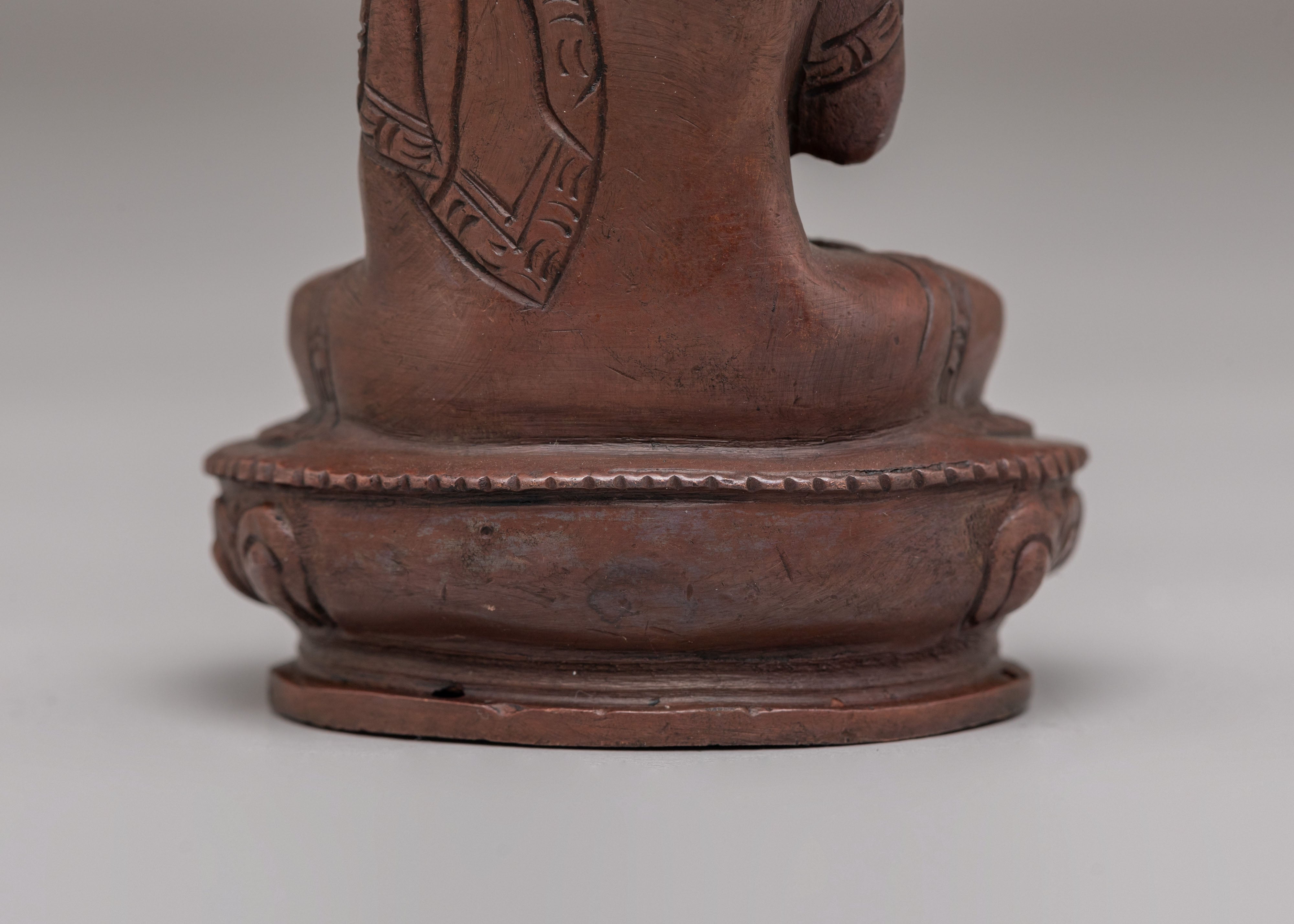 Handcrafted Amogasiddhi Buddhist Statue | Spiritual Symbol