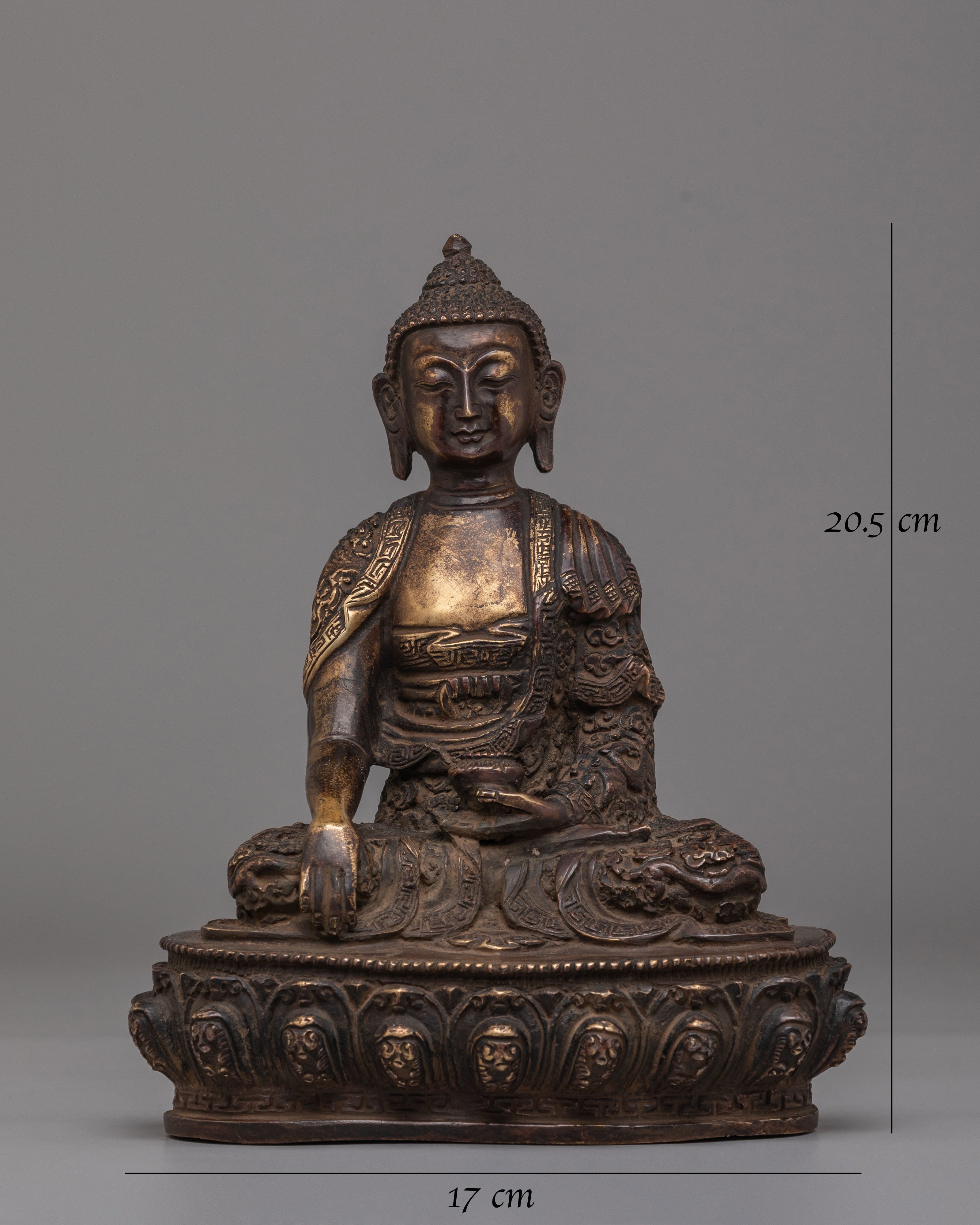 Sacred Shakyamuni Buddha Deity Statue | Handcrafted Buddha Figurine
