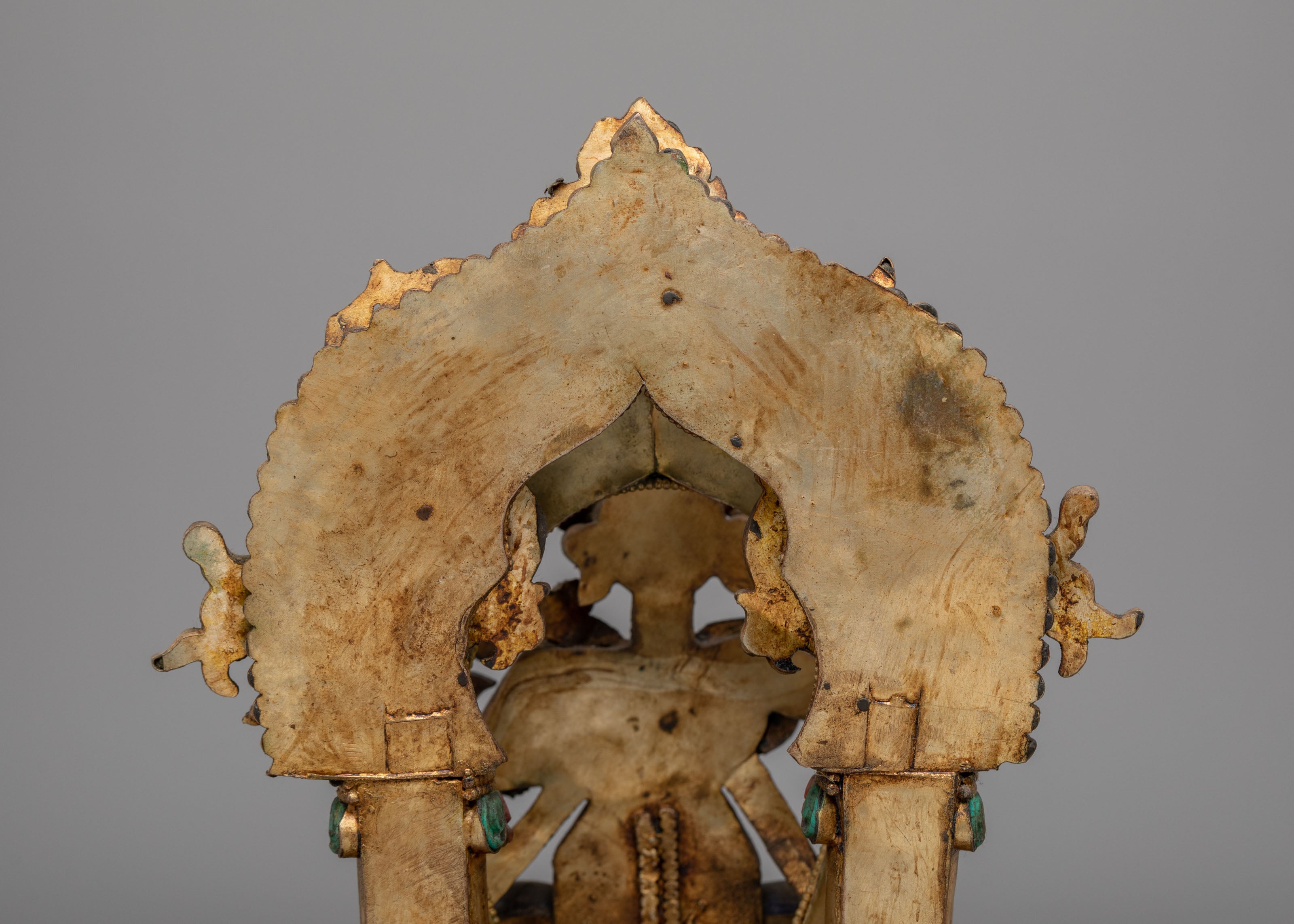 Handmade Manjushri on Throne Statue | The Bodhisattva of Wisdom