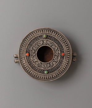 Tibetan Protective Ghau Box Amulet