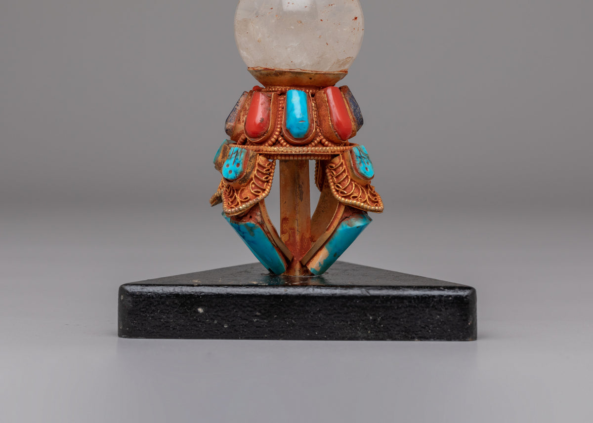 Spiritual Ritual Vajra | Hand-carved gemstone & crystal vajra