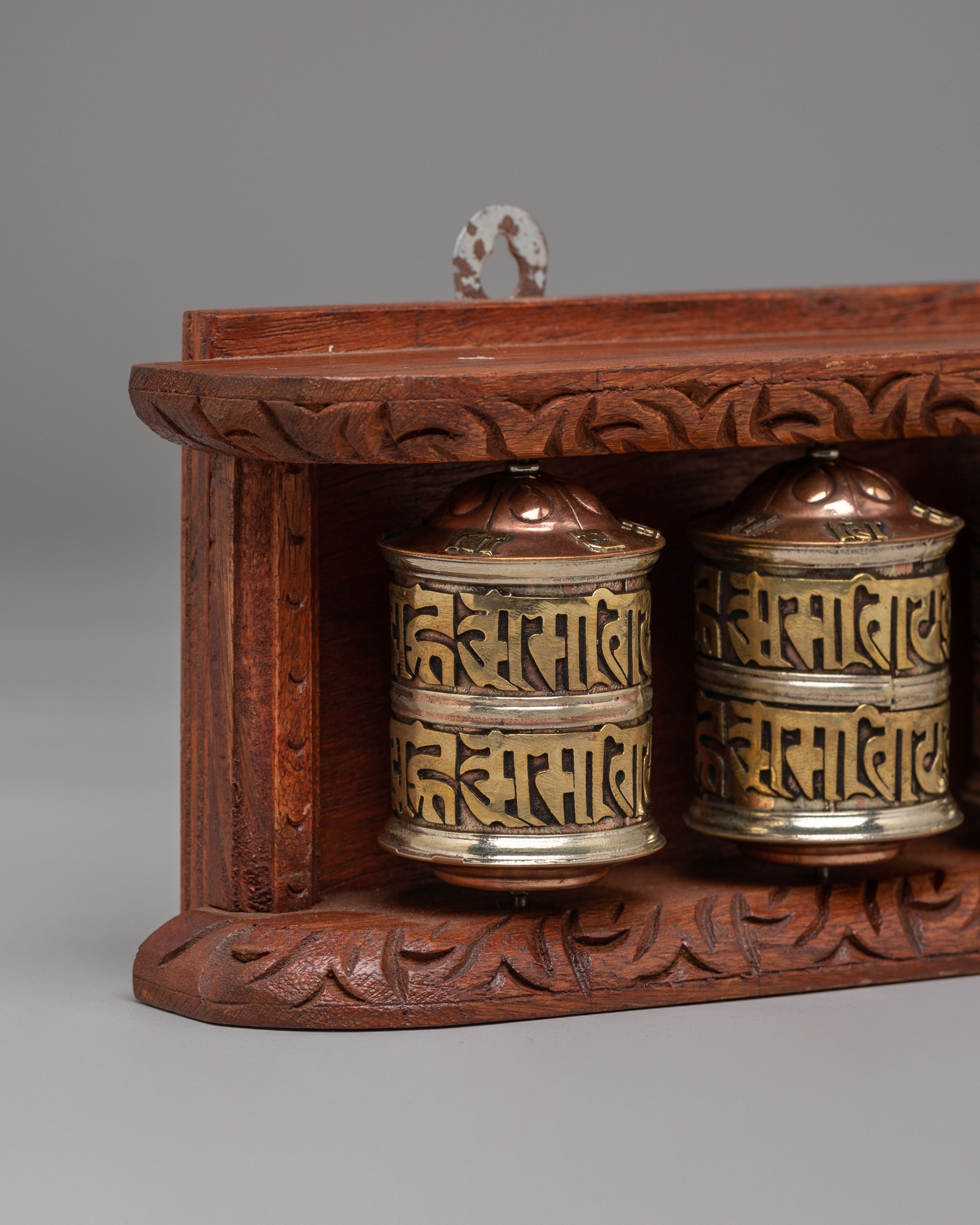 Five Buddhist Prayer Wheel | Spiritual Home Decor