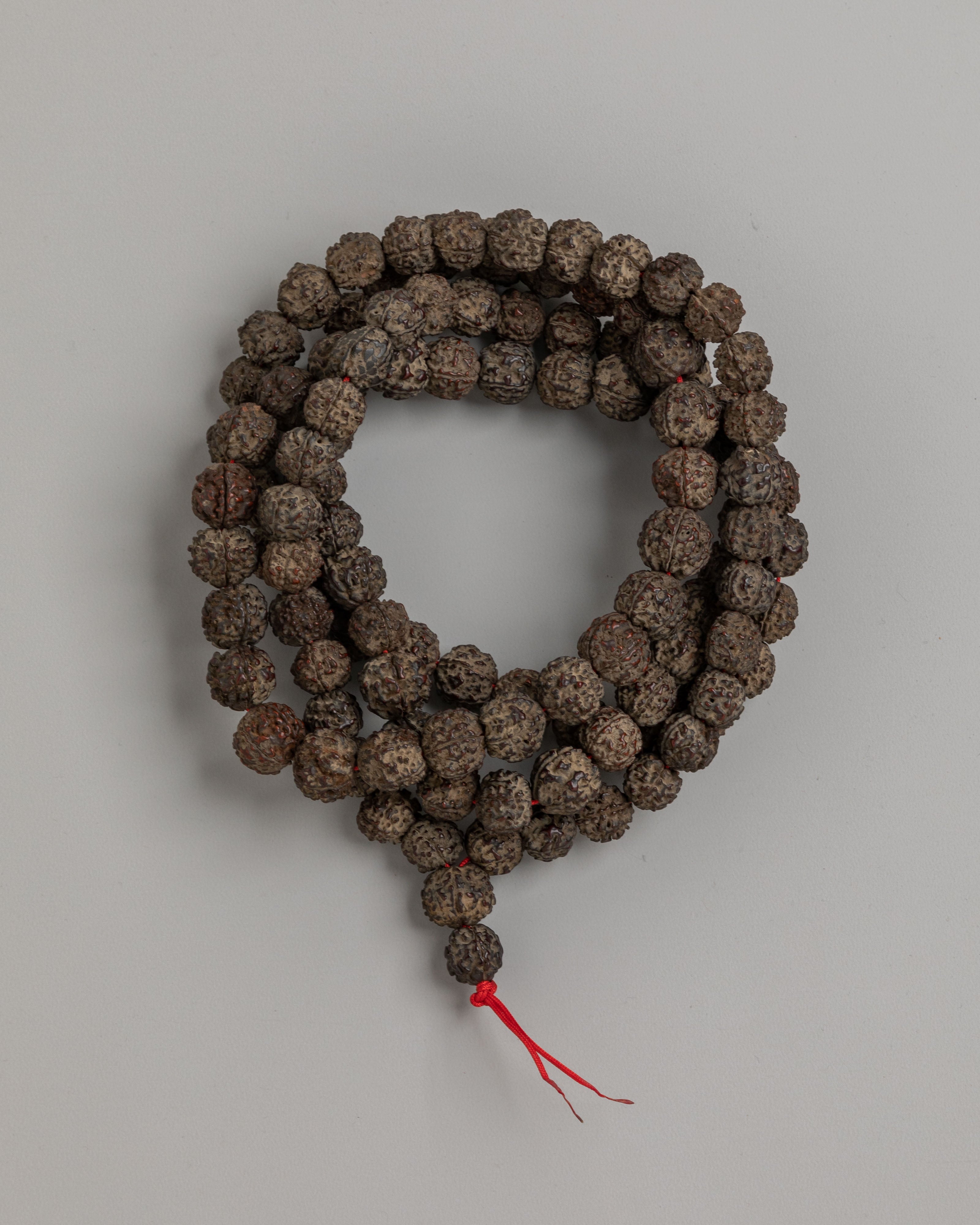 Rudraksha Prayer Beads Mala | Spiritual Meditation Tool
