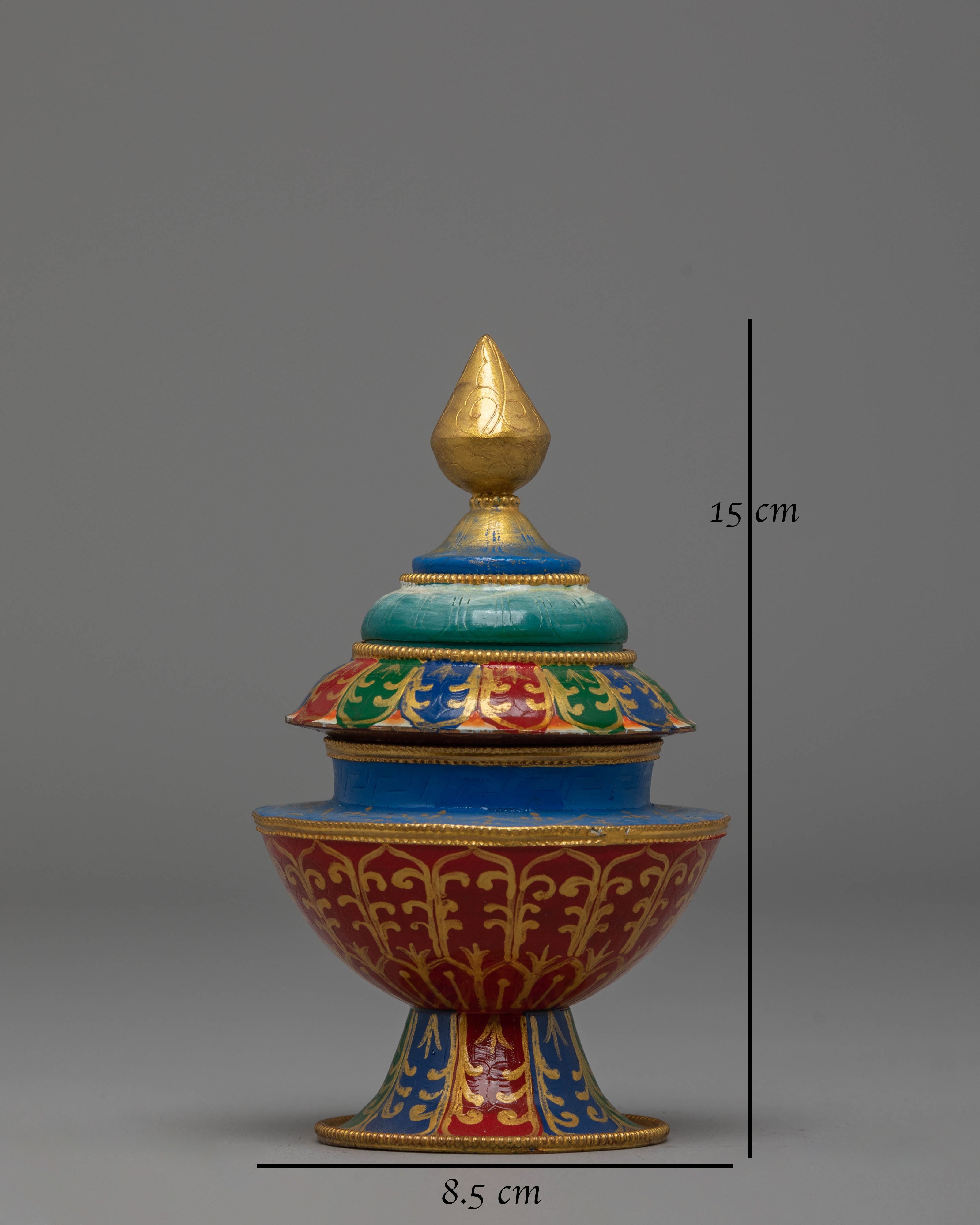 Buddhist Copper Rice Pot | Perfect for Sacred Offerings