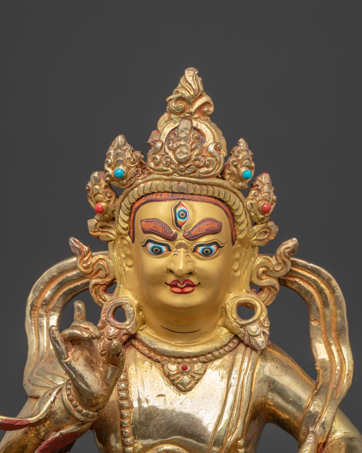 The Northern Guardian Namtoshe Statue | Tibetan Protector Deity Sculpture