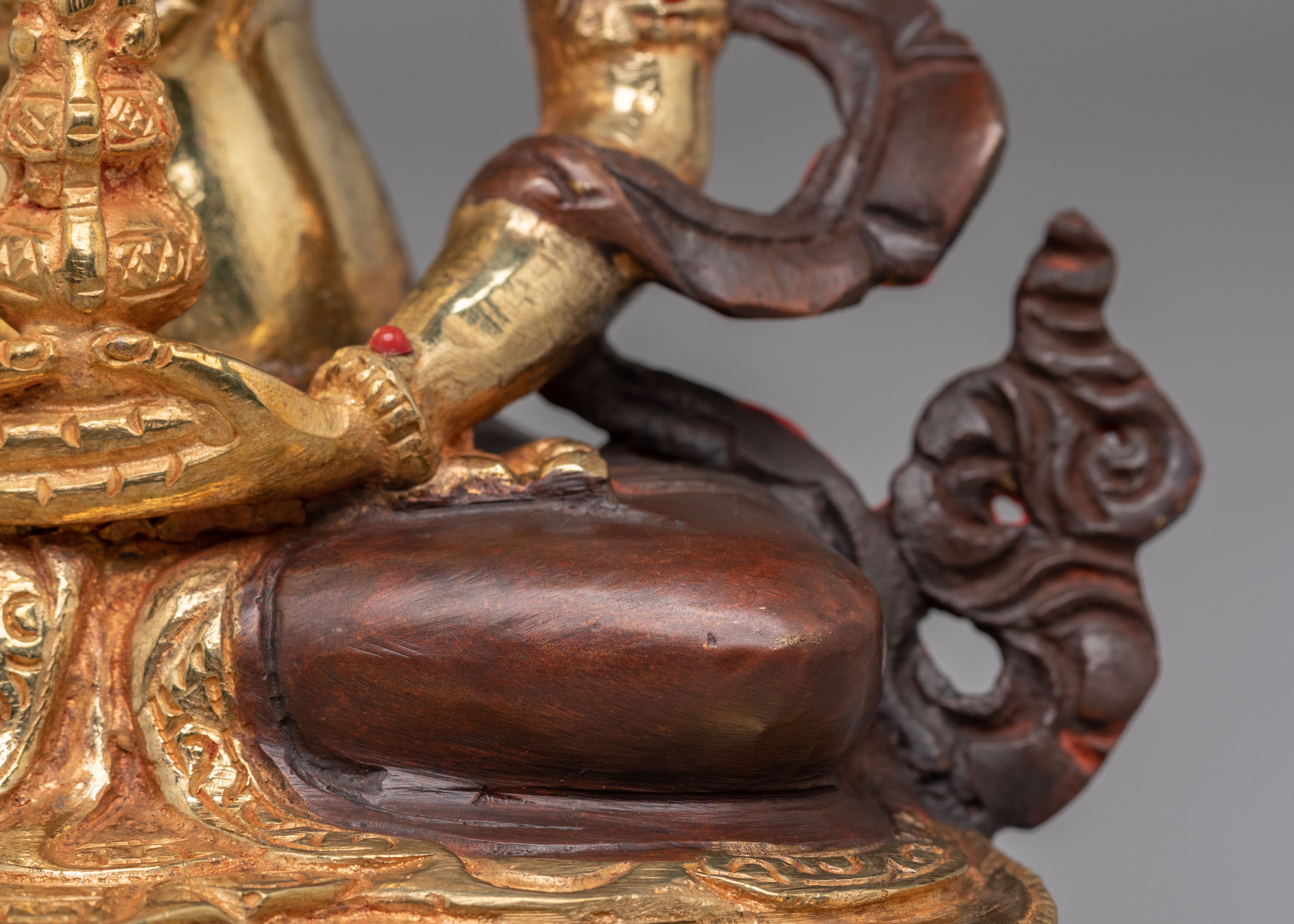 Handmade Long Life Buddha Amitayus Statue | Himalayan Buddhist Sacred Art