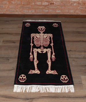 Skull Design Decorative Rug