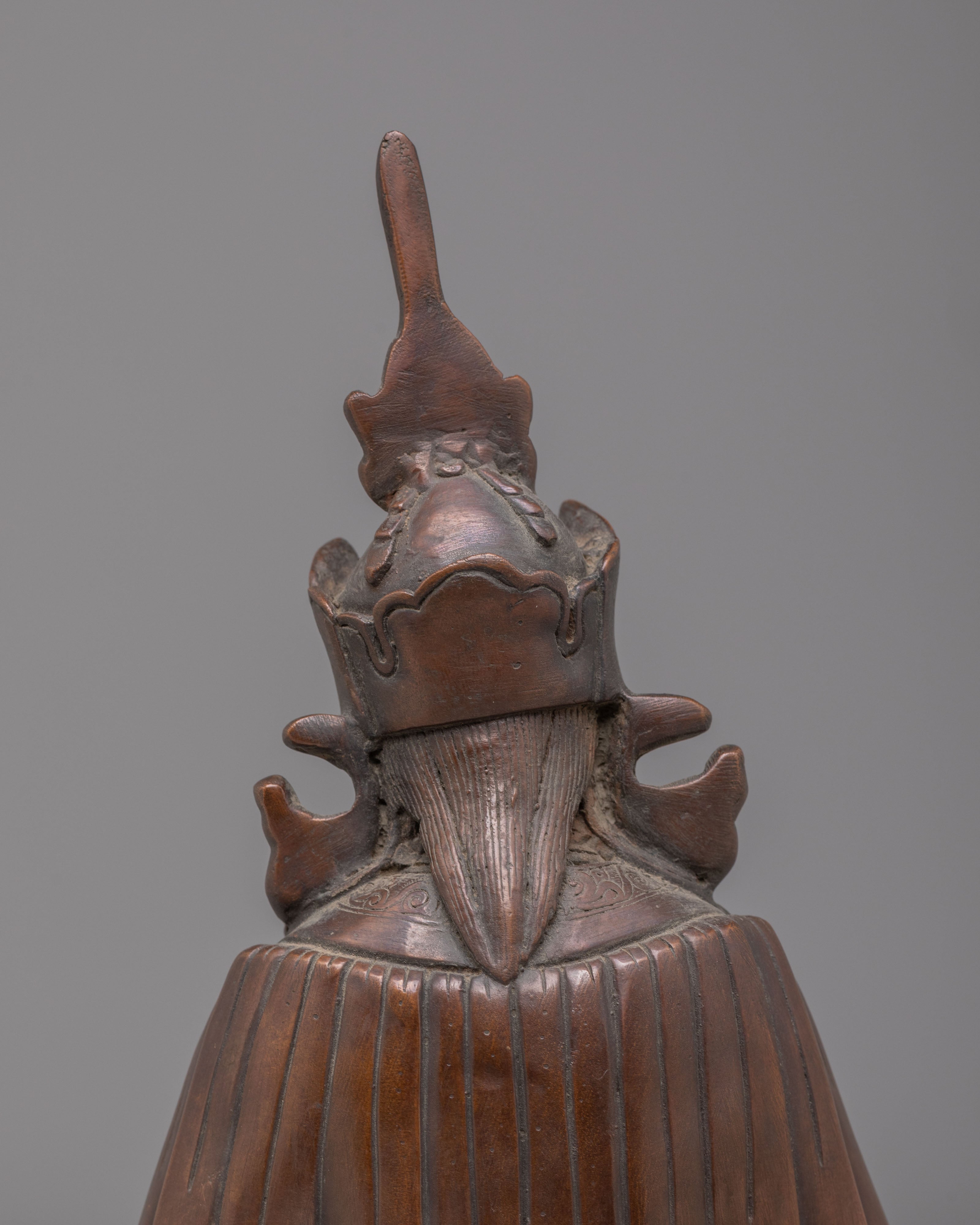 Handcrafted Copper Guru Norla Statue | Symbol of Protection