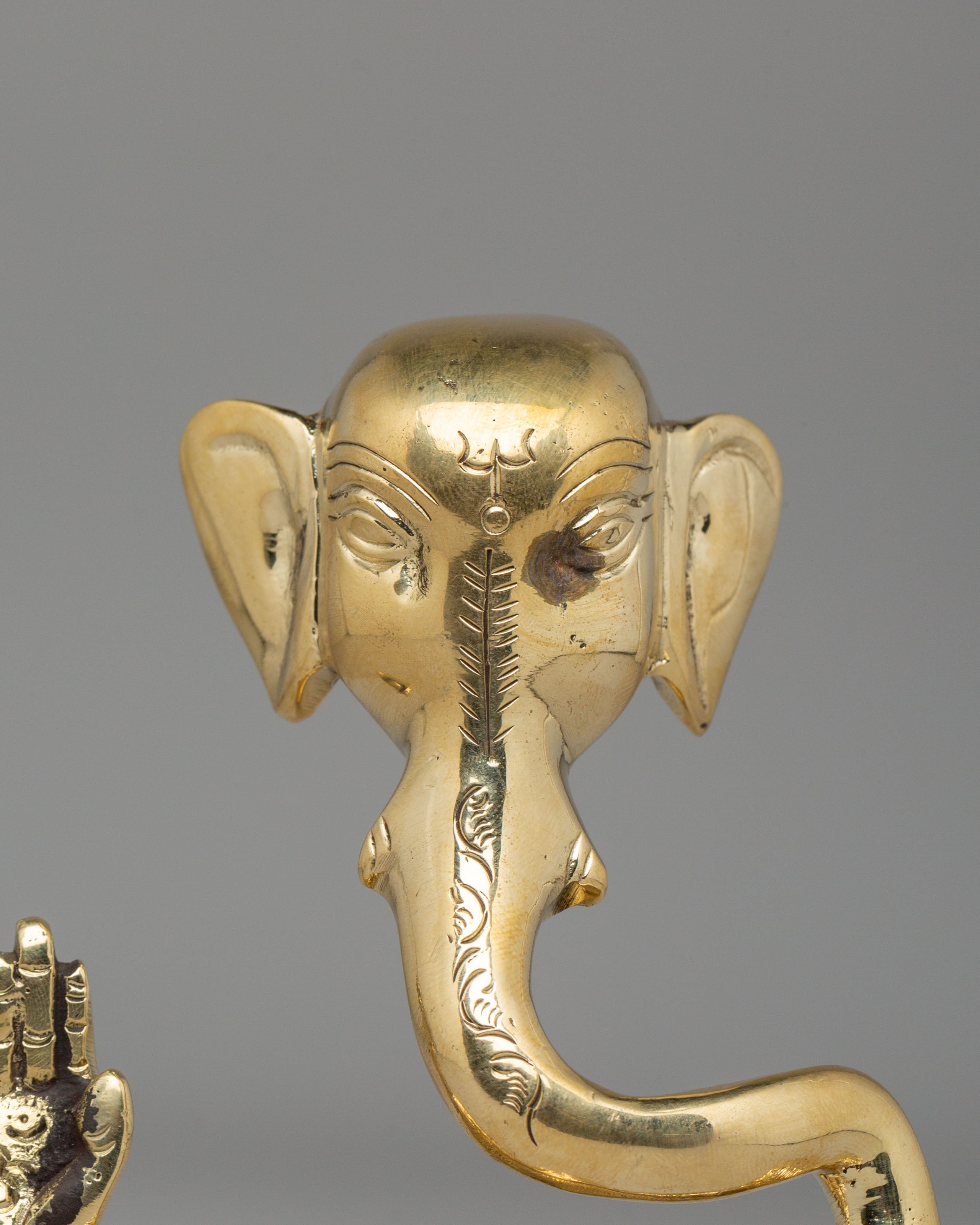 Sacred Himalayan Ganesh Deity Statue | Handcrafted Brass Idol