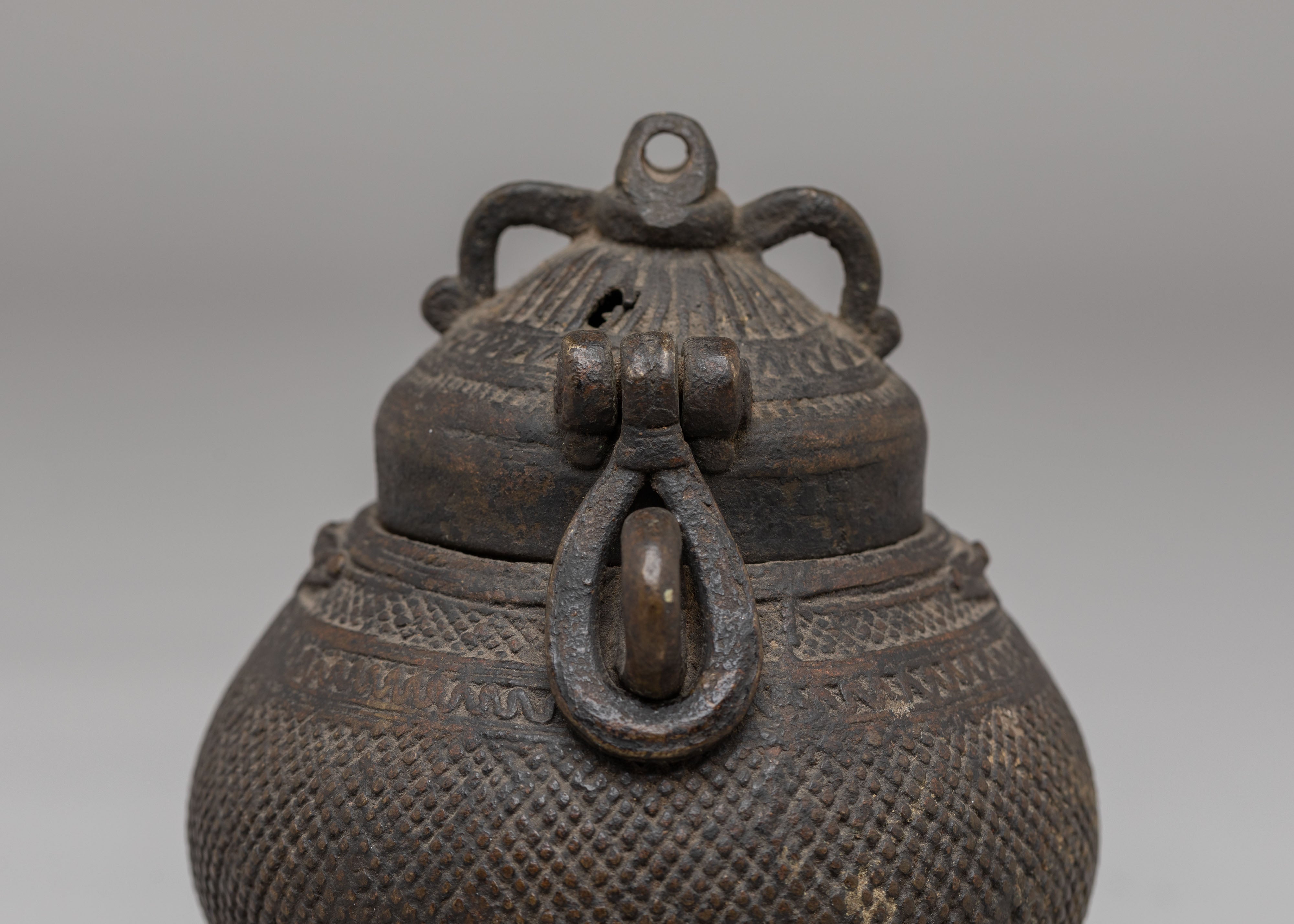 Sacred Incense Burner for Ritual | Traditional Handcrafted Iron Burner