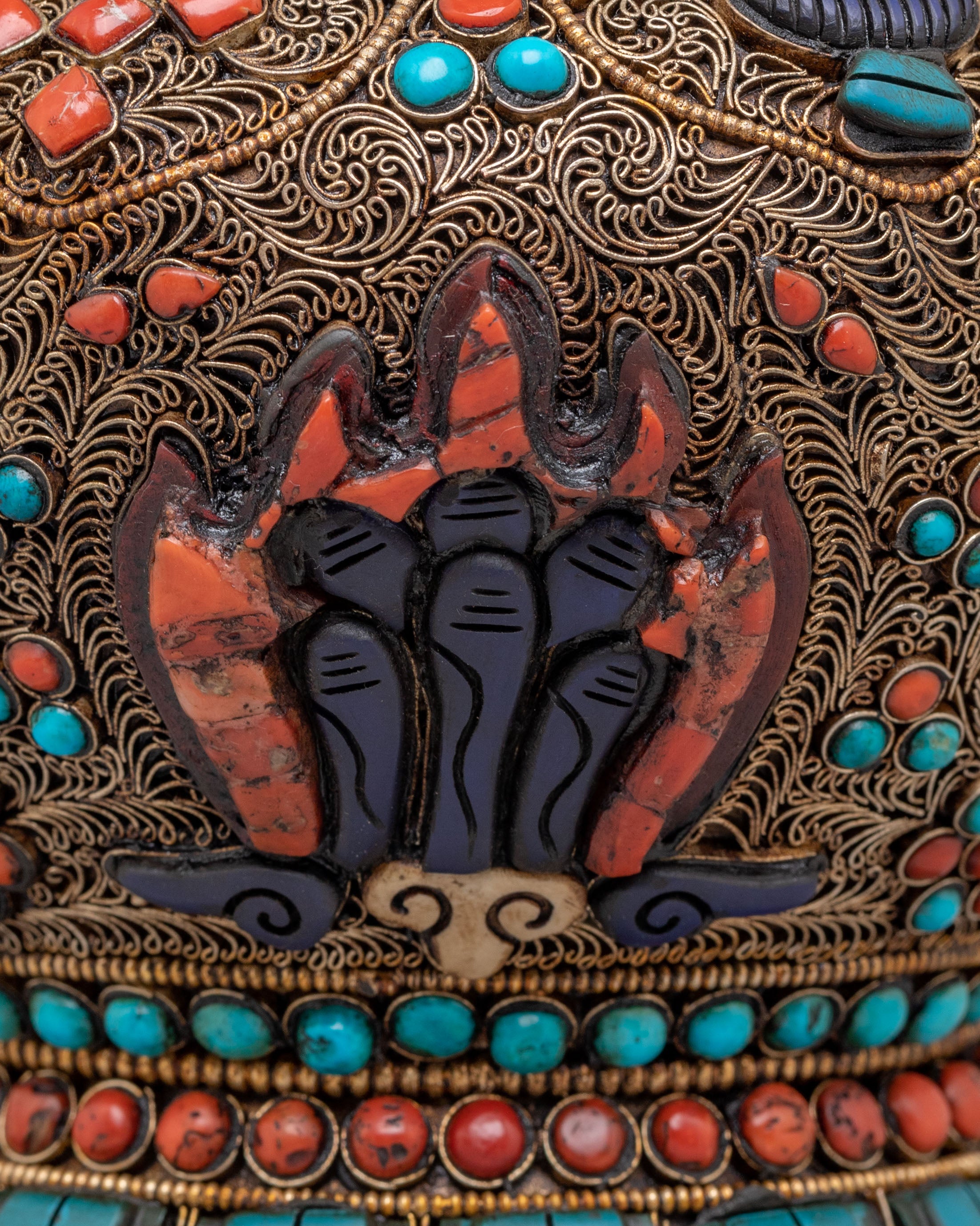 Traditional Tibetan Offering Rice Pot | A Sacred Vessel for Ritual Use