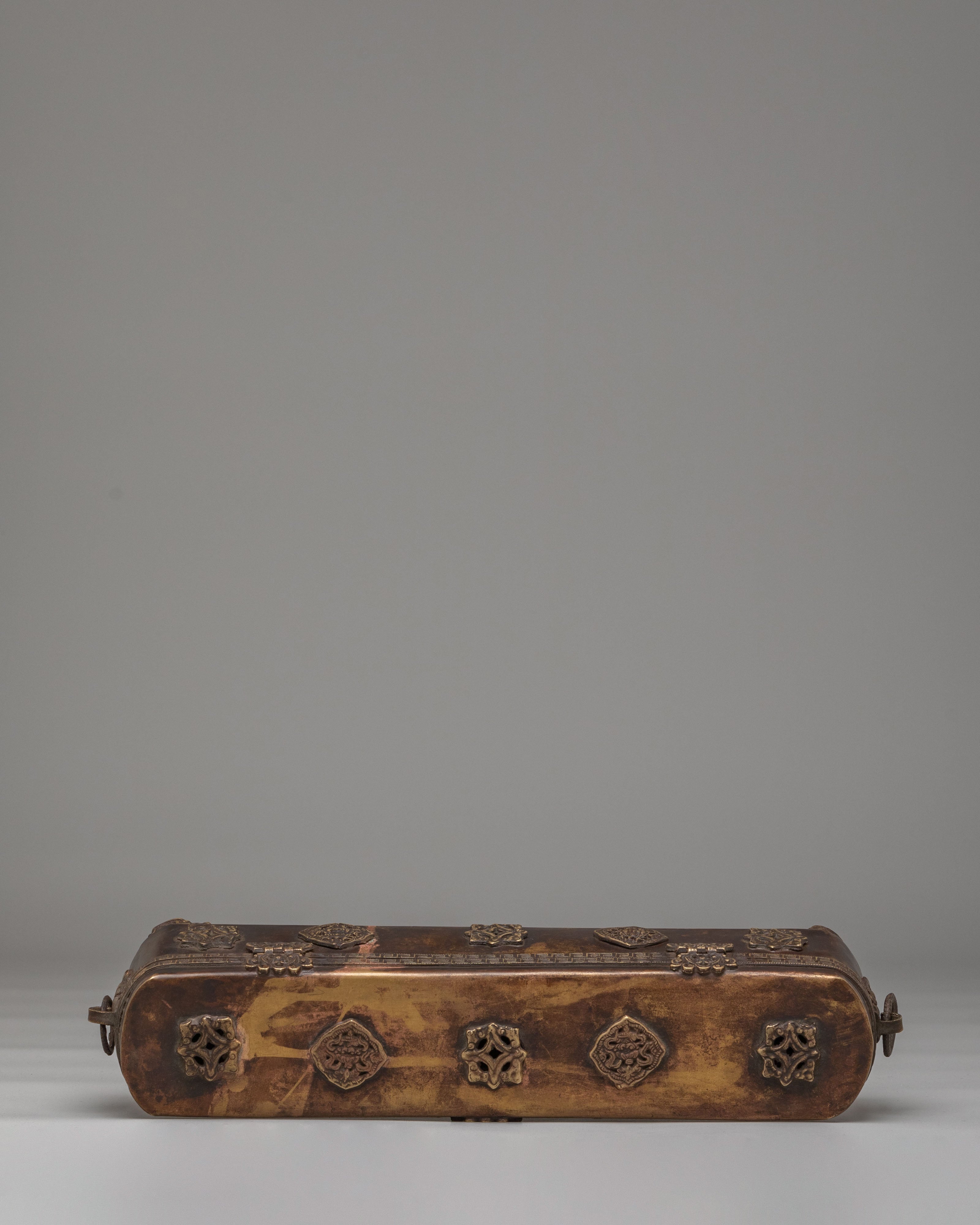 Traditional Tibetan Incense Box | Himalayan Altar Decor