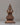 Traditional Lotus Blossom Stupa for Ritual |Oxidized Copper Shrine