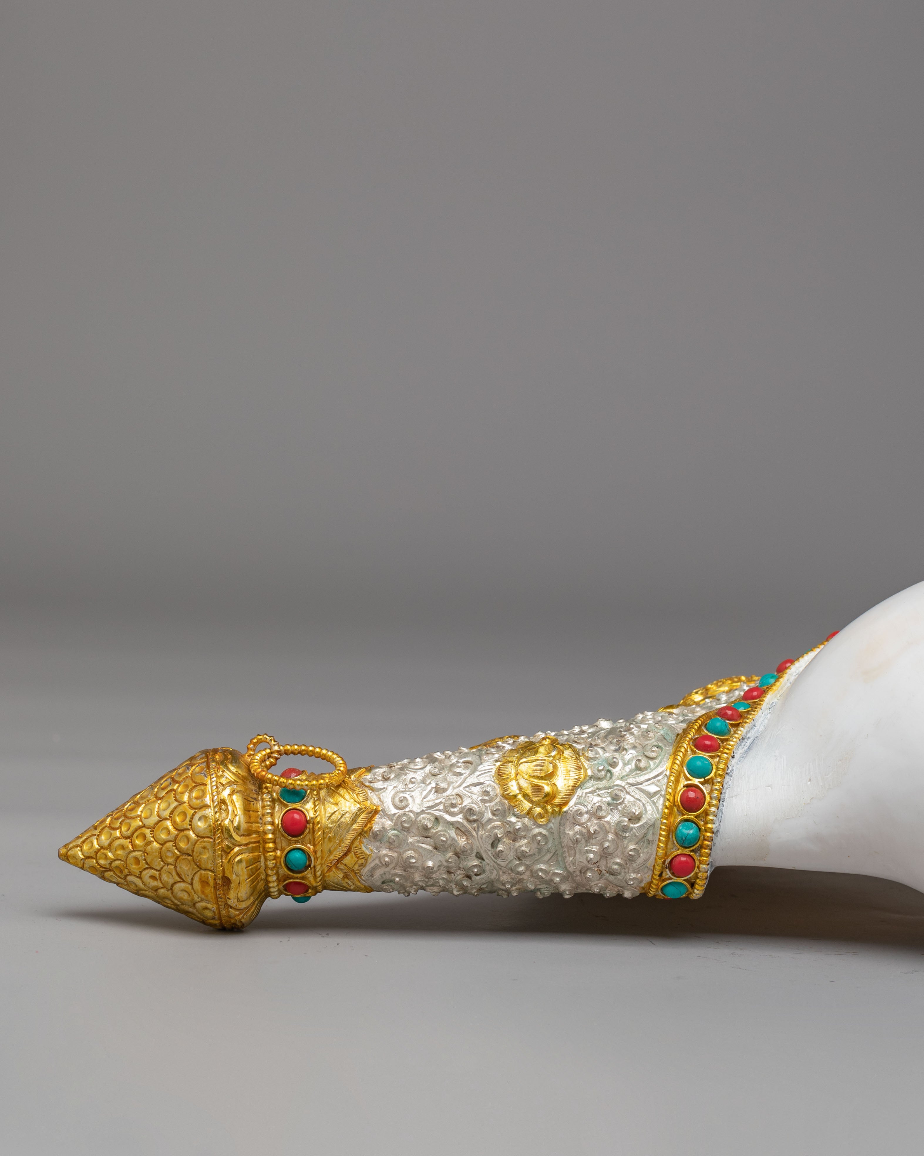 Handmade Conch for Ritual | Conch Shell for Puja