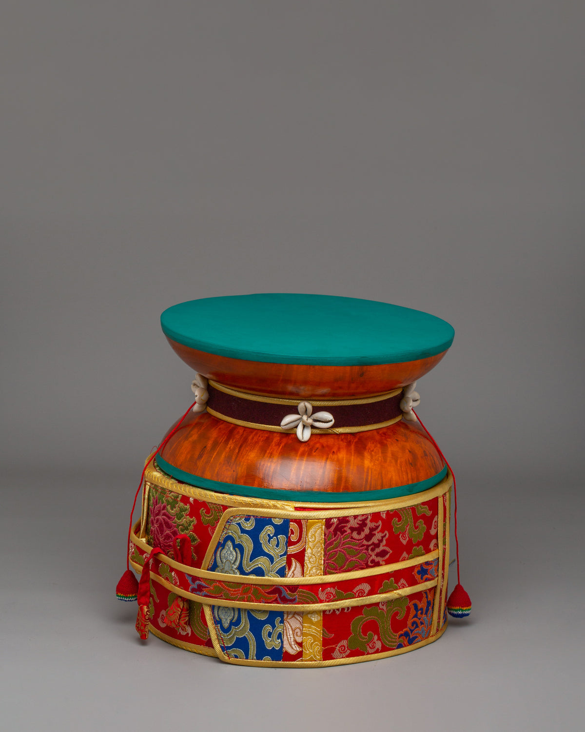 Handmade Tibetan Damaru | Ritual Drum for Mantra Chanting