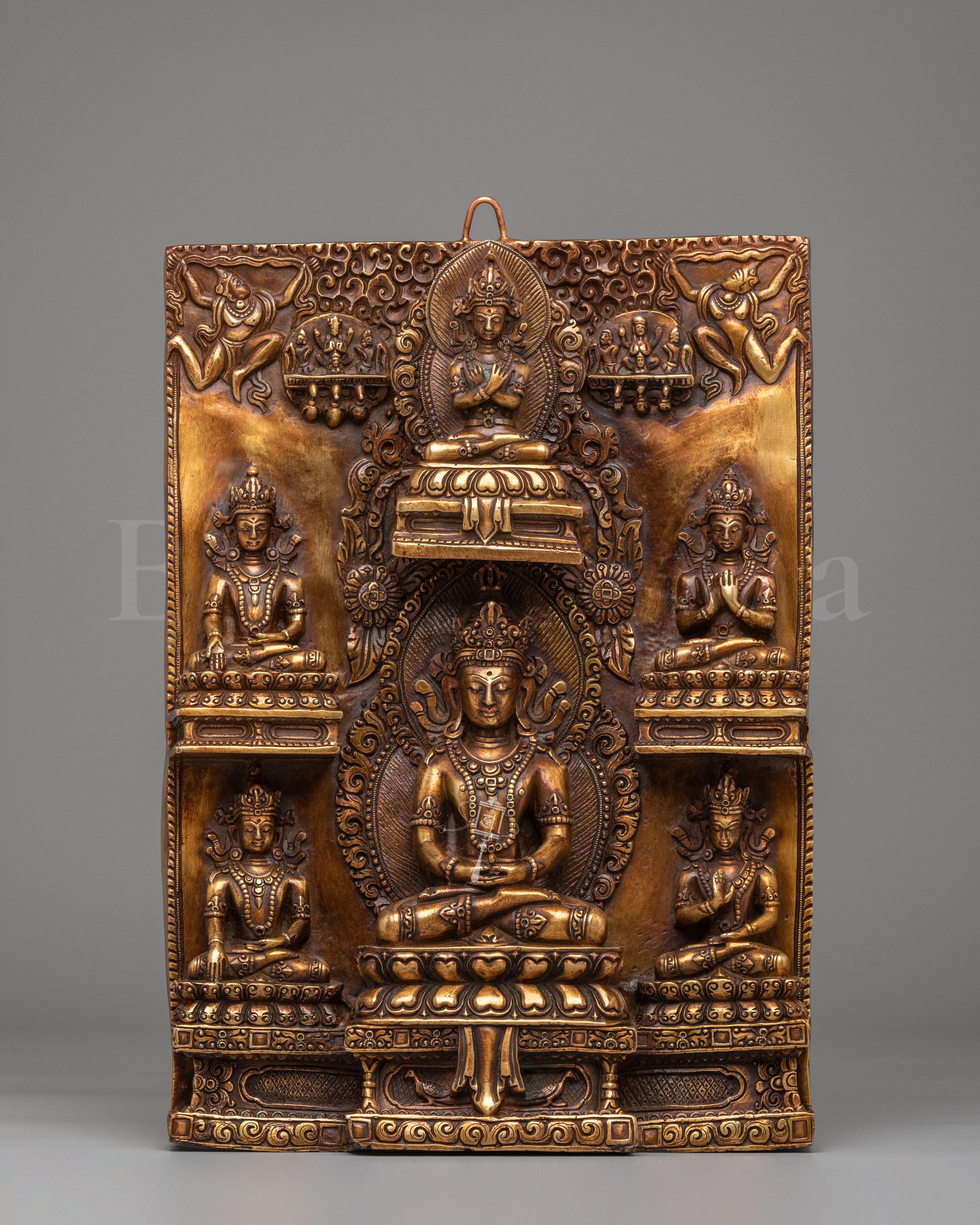 Carved Deity Wall Hanging 
