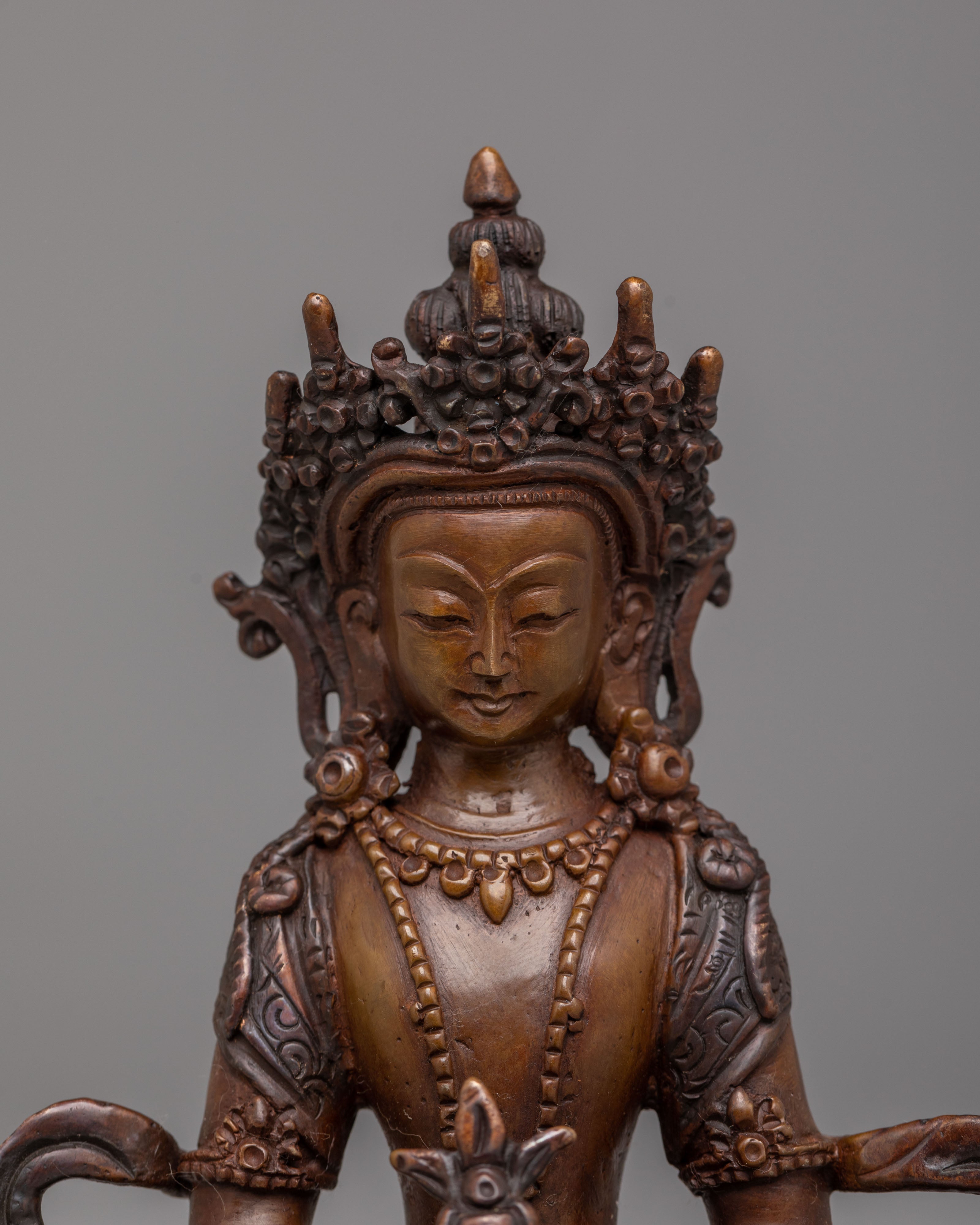 Handmade Amitayus Statue for Long Life | Buddhist Deity of Infinite Life