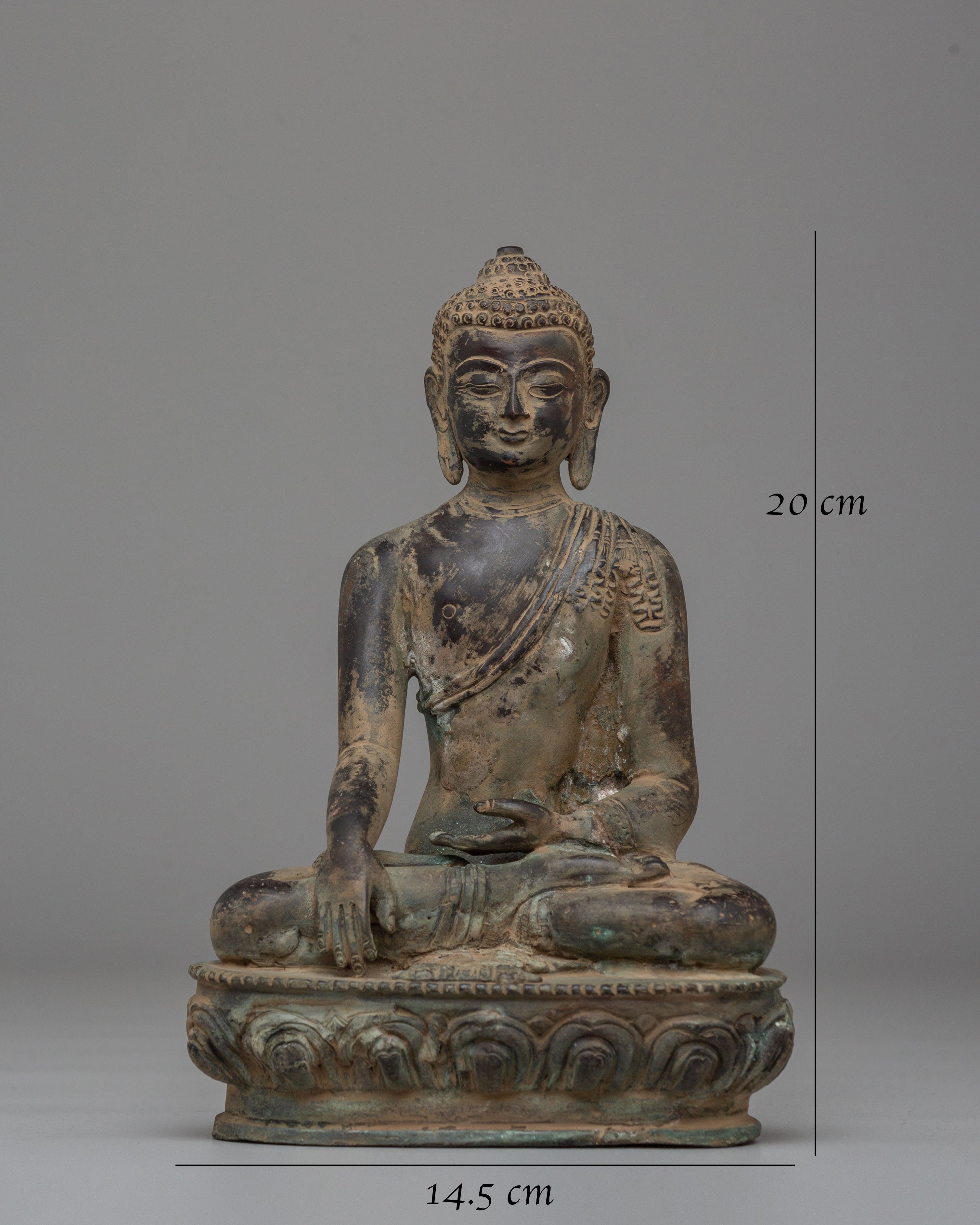 Shakyamuni Buddha Altar Decor Statue | Handcrafted Sculpture for Peaceful Meditation Space