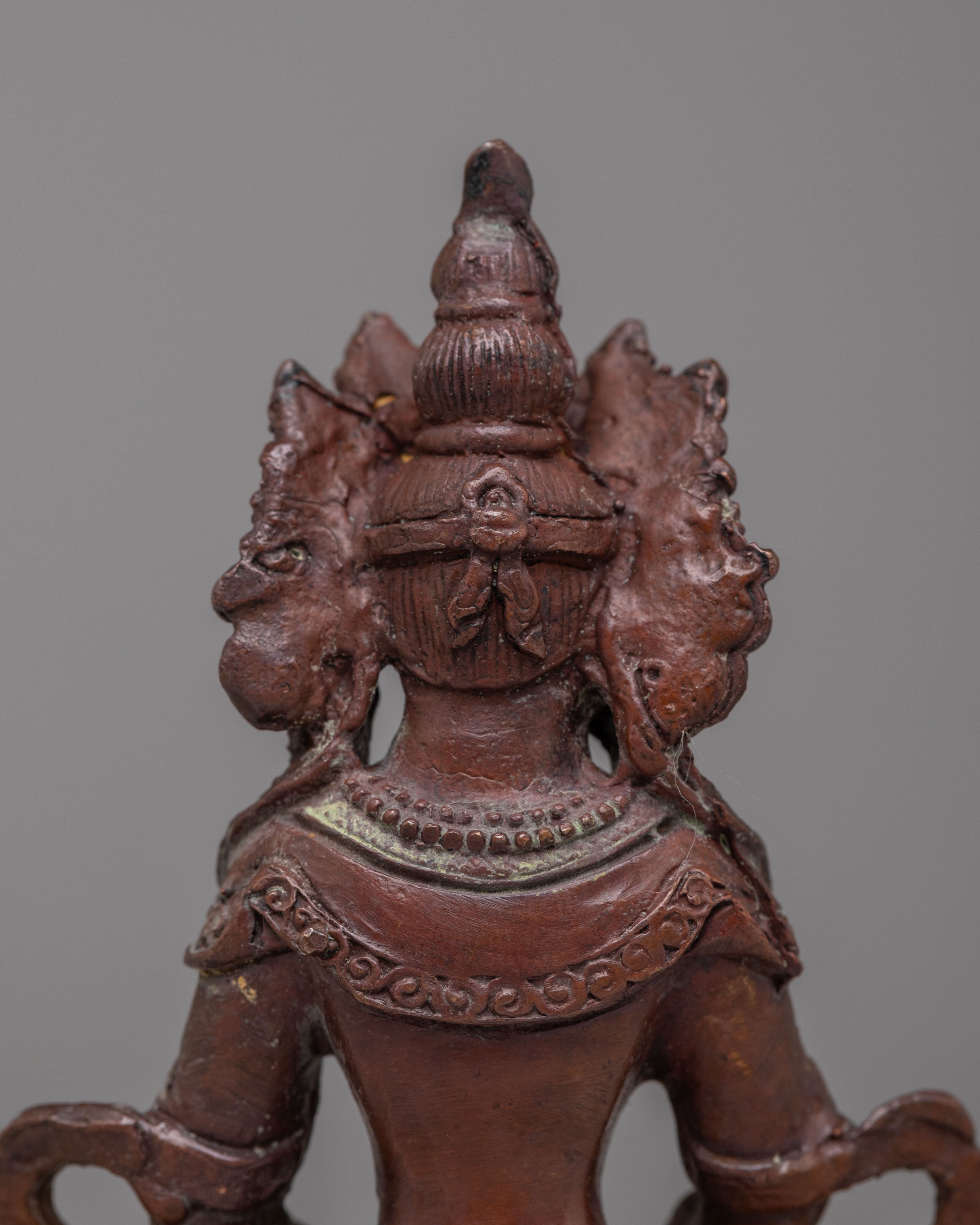 Handcrafted Amitayus Deity Statue | Buddhist Sculpture for Meditation