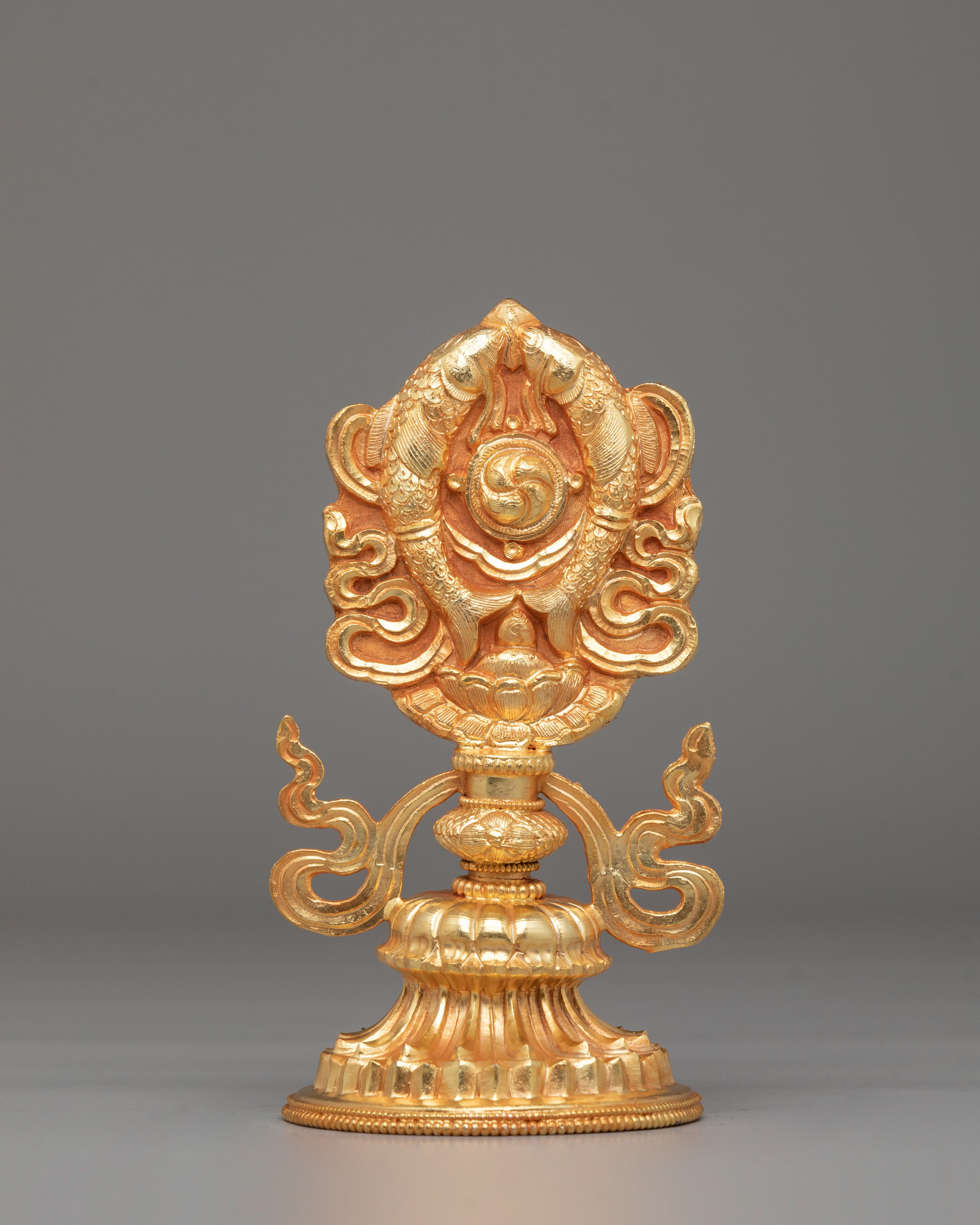 Eight Auspicious Symbols of Buddhism | Gold Plated Ashtamangala