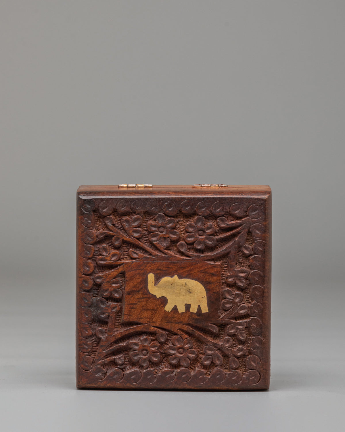 Traditional Buddhist Treasure Box | Handcrafted Wooden Storage Box