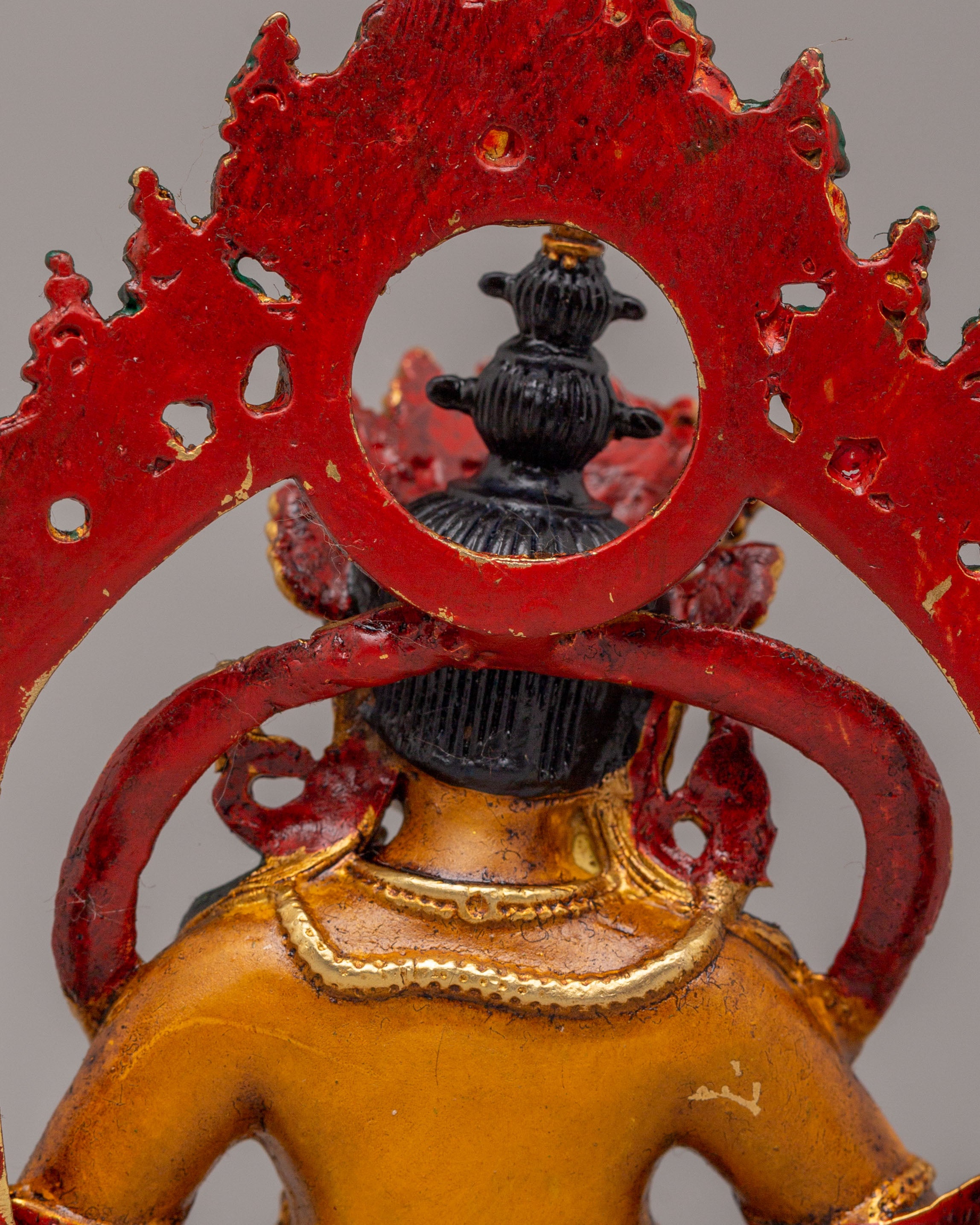 Ceremonial Dzambhala Shrine Statue | Symbol of Prosperity & Abundance