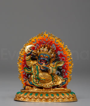 Handcrafted Mahakala Bernagchen Sculpture