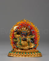 Handcrafted Mahakala Bernagchen Sculpture