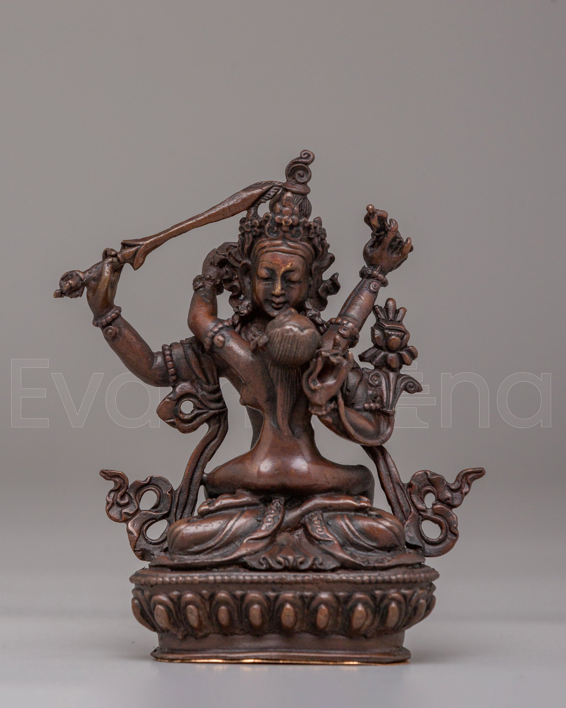 Manjushri With Consort Statue 