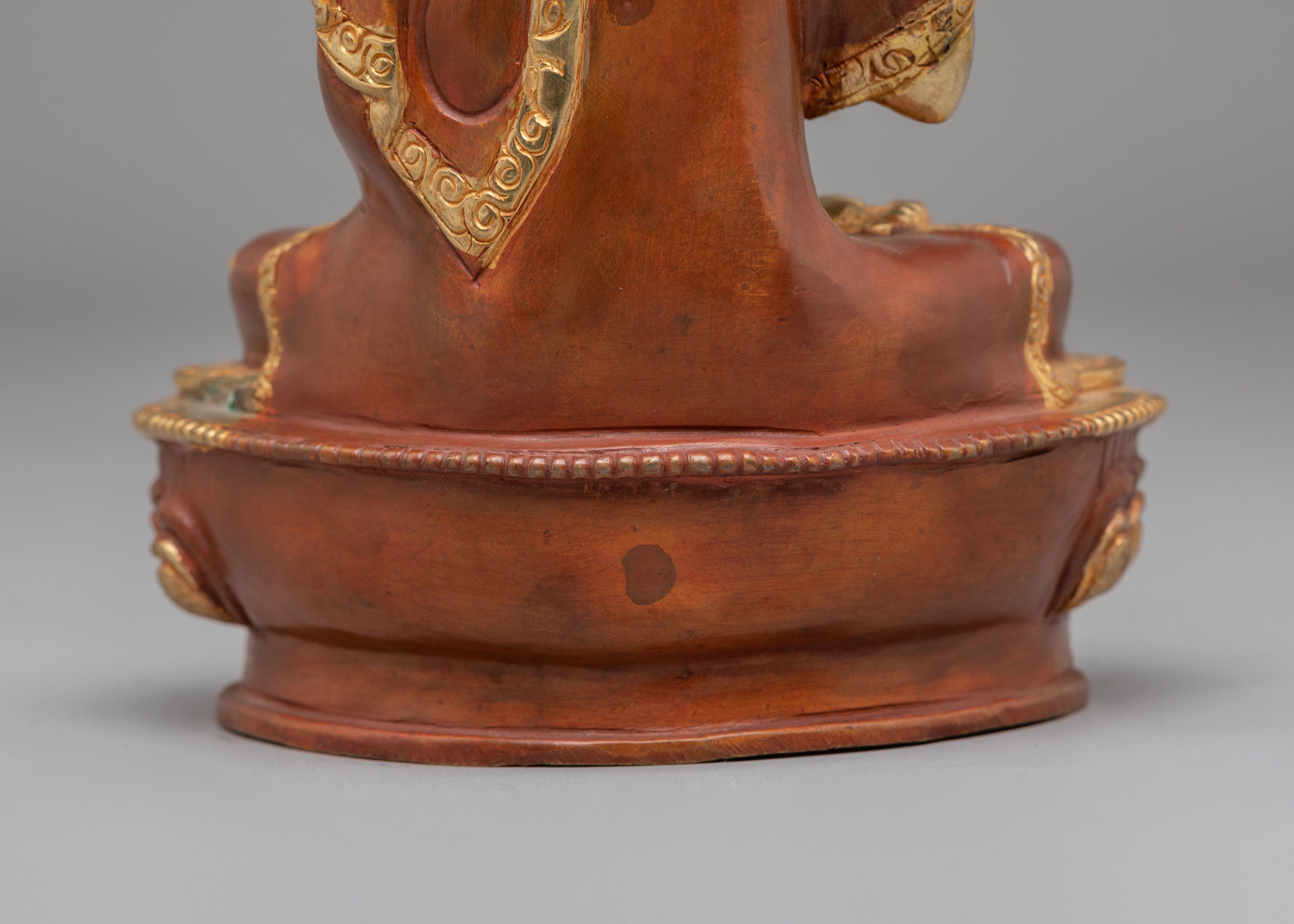 Cosmic Buddha Vairocana Altar Statue | Enlightened Buddha Figurine for Meditation