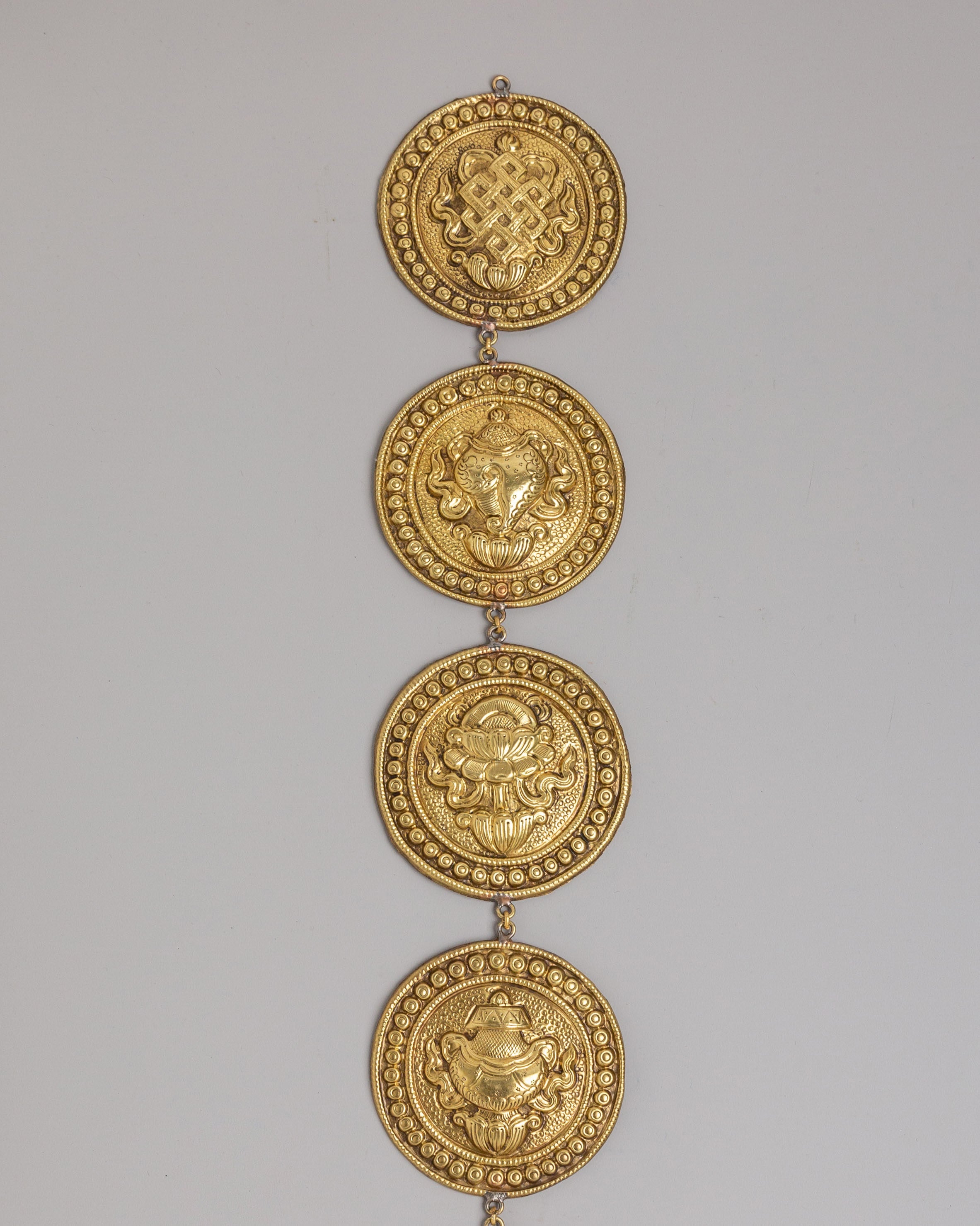 Sacred Eight Auspicious Symbols Wall Art | Tibetan Buddhist Home Decor