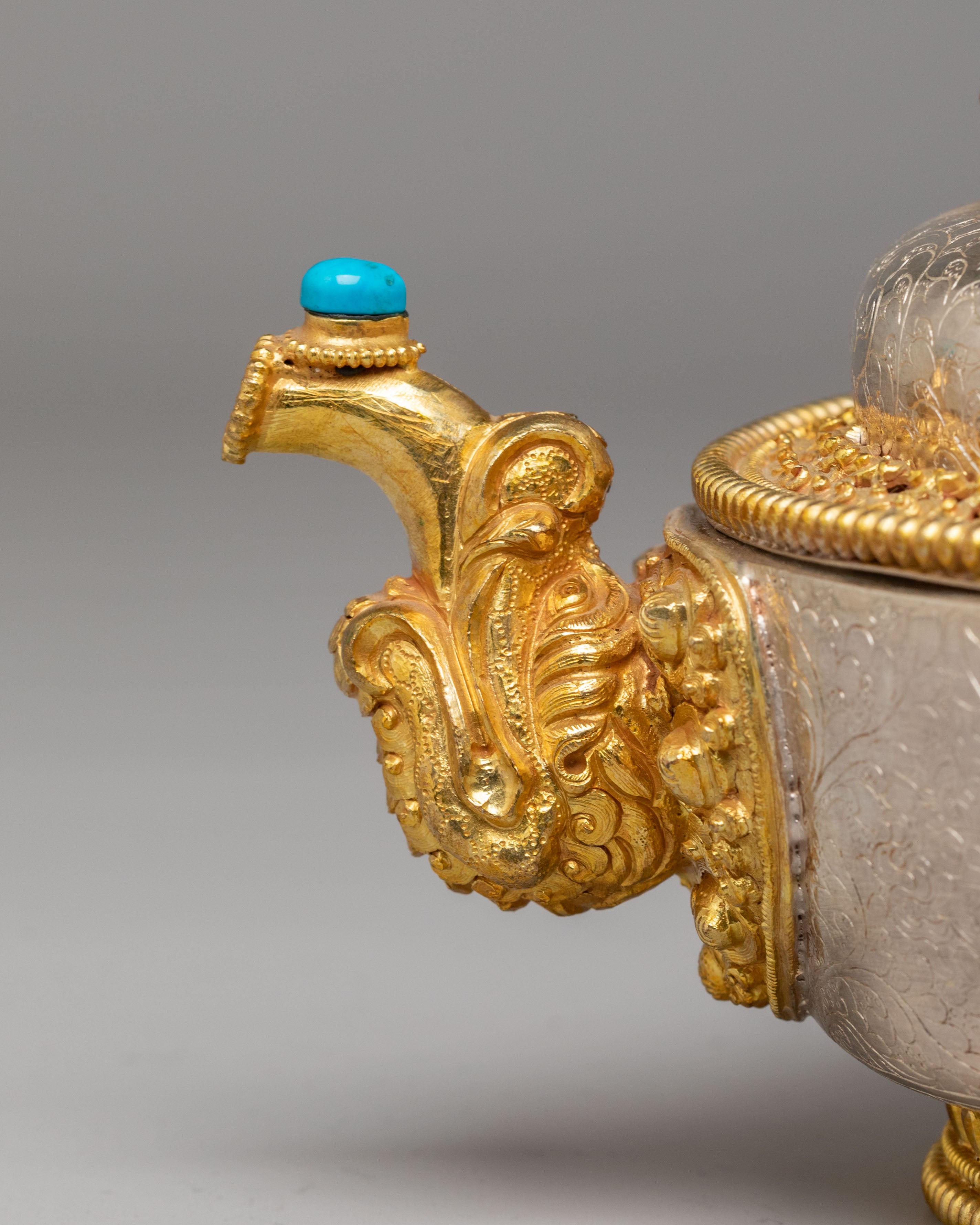 Silver-Plated Shrine Water Offering Bowls | Elegant Ritual Tools for Spiritual Practice