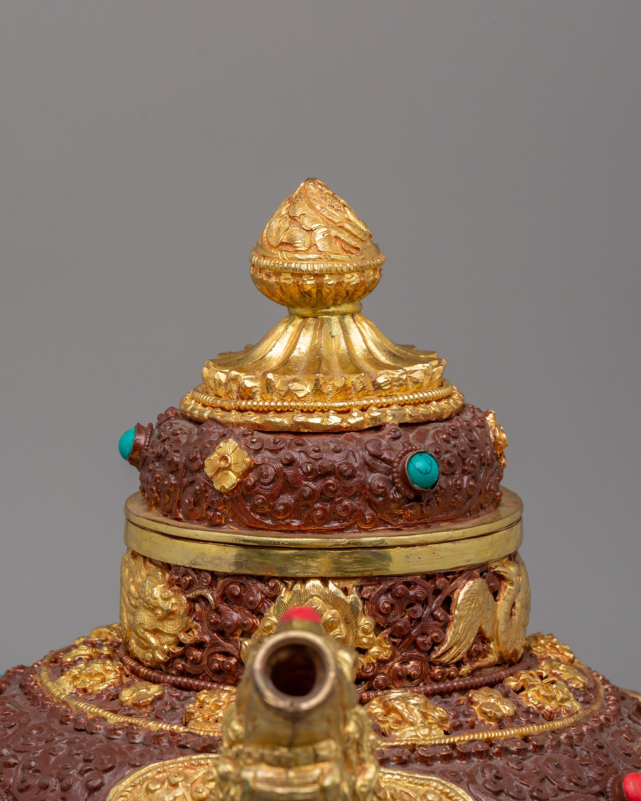 Himalayan Tibetan Tea Pot | Spiritual and Cultural Decor