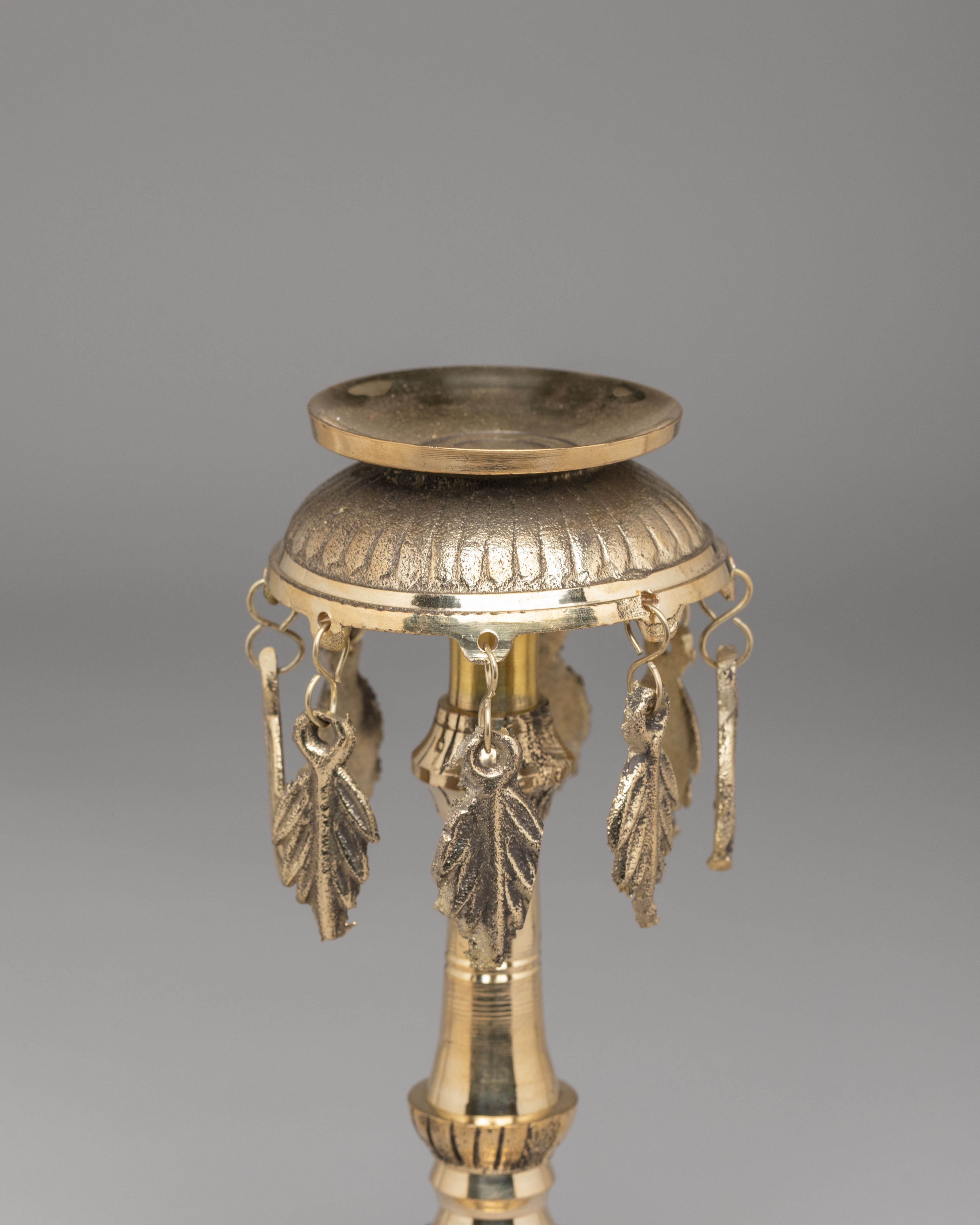 Handcrafted Ceremonial Oil Lamp Set | Himalayan Panas for Rituals