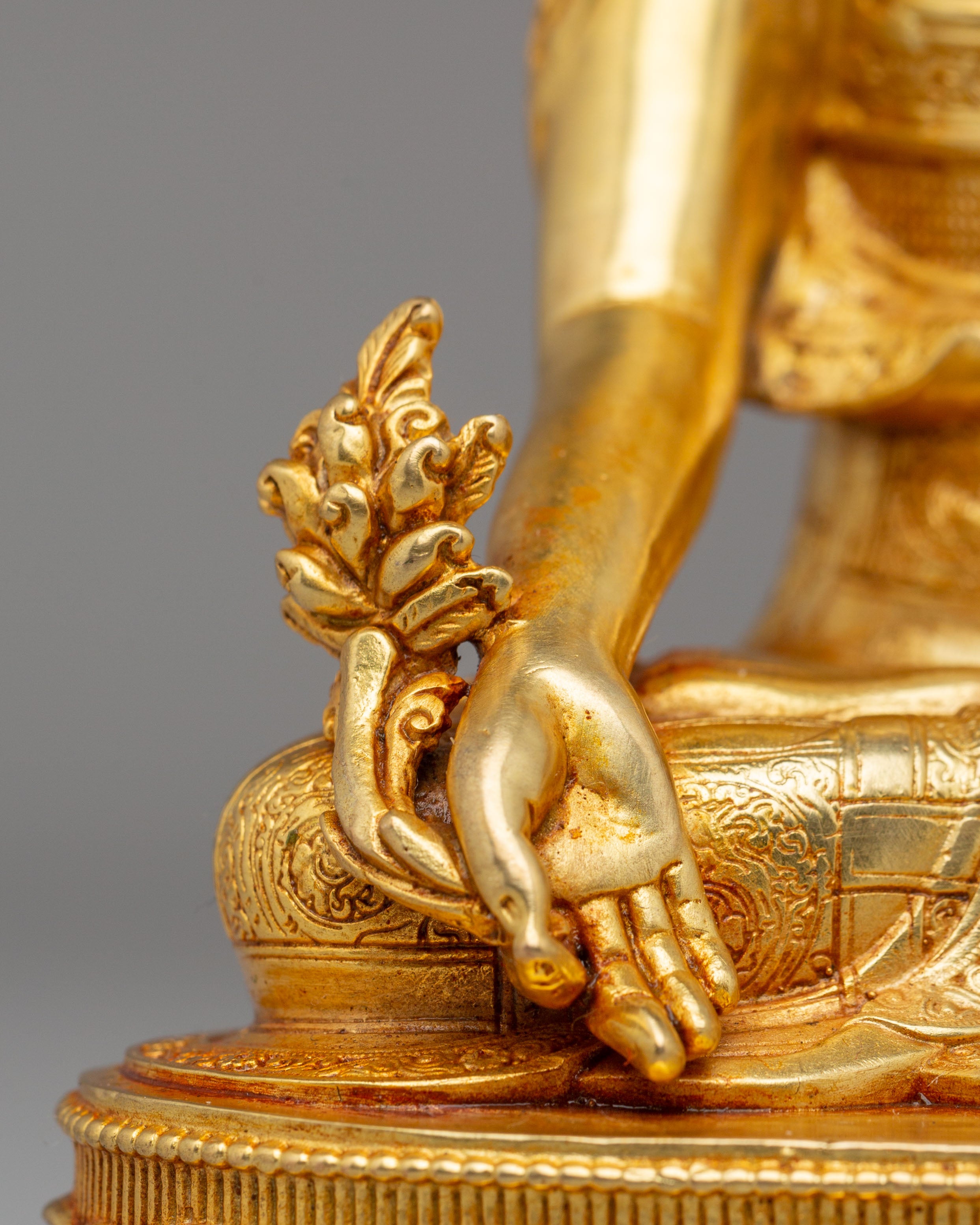 Handmade Three Buddha Statue Set | Shakyamuni, Amitabha & Medicine Buddha