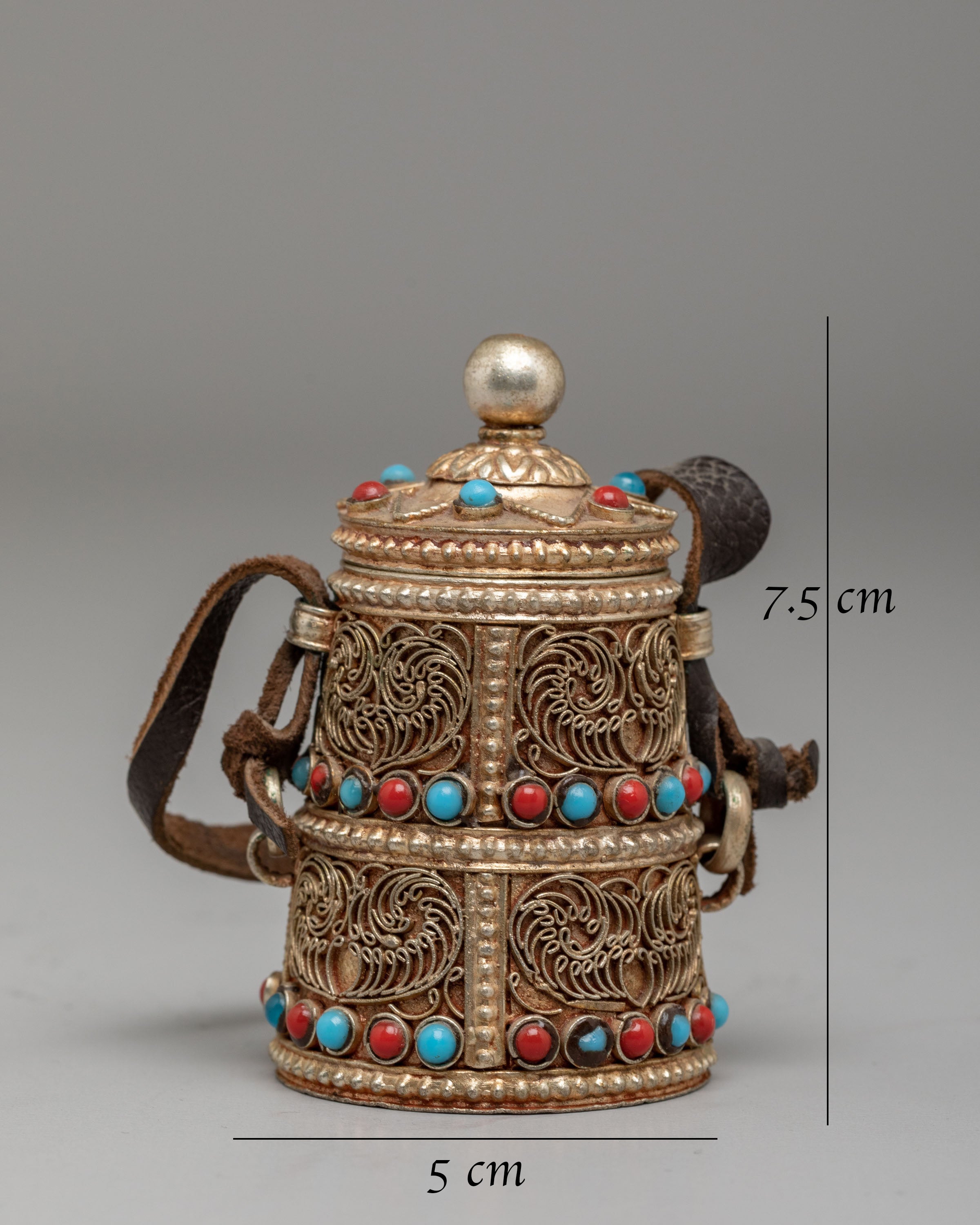 Mana Offering Vessel | Gemstone Silver Ritual Vessel