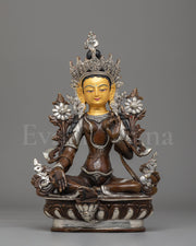 Green Tara Spiritual Sculpture